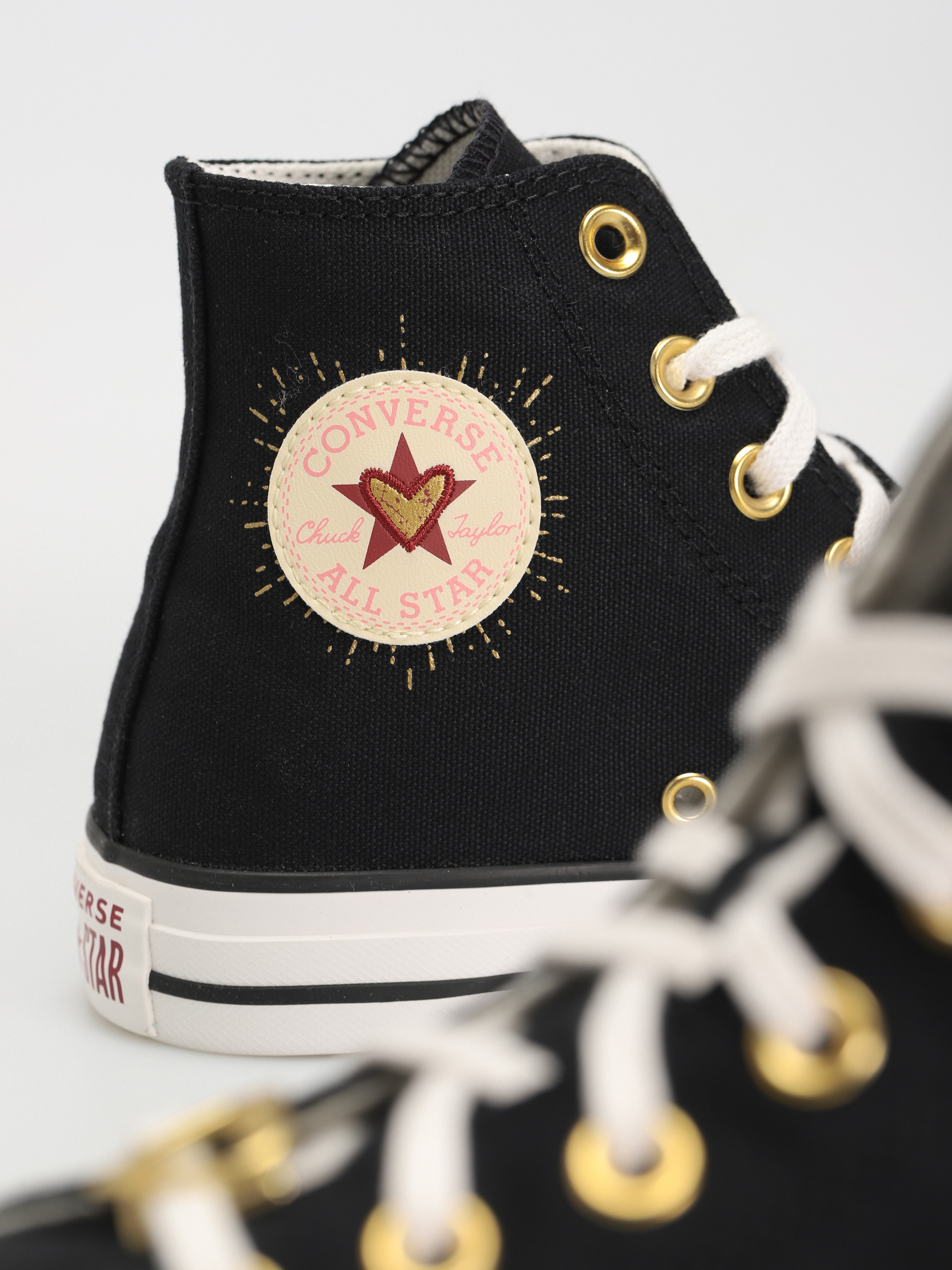 Converse Chuck Taylor All Star Hi Tornacipők Wmn (black/white/back alley brick)