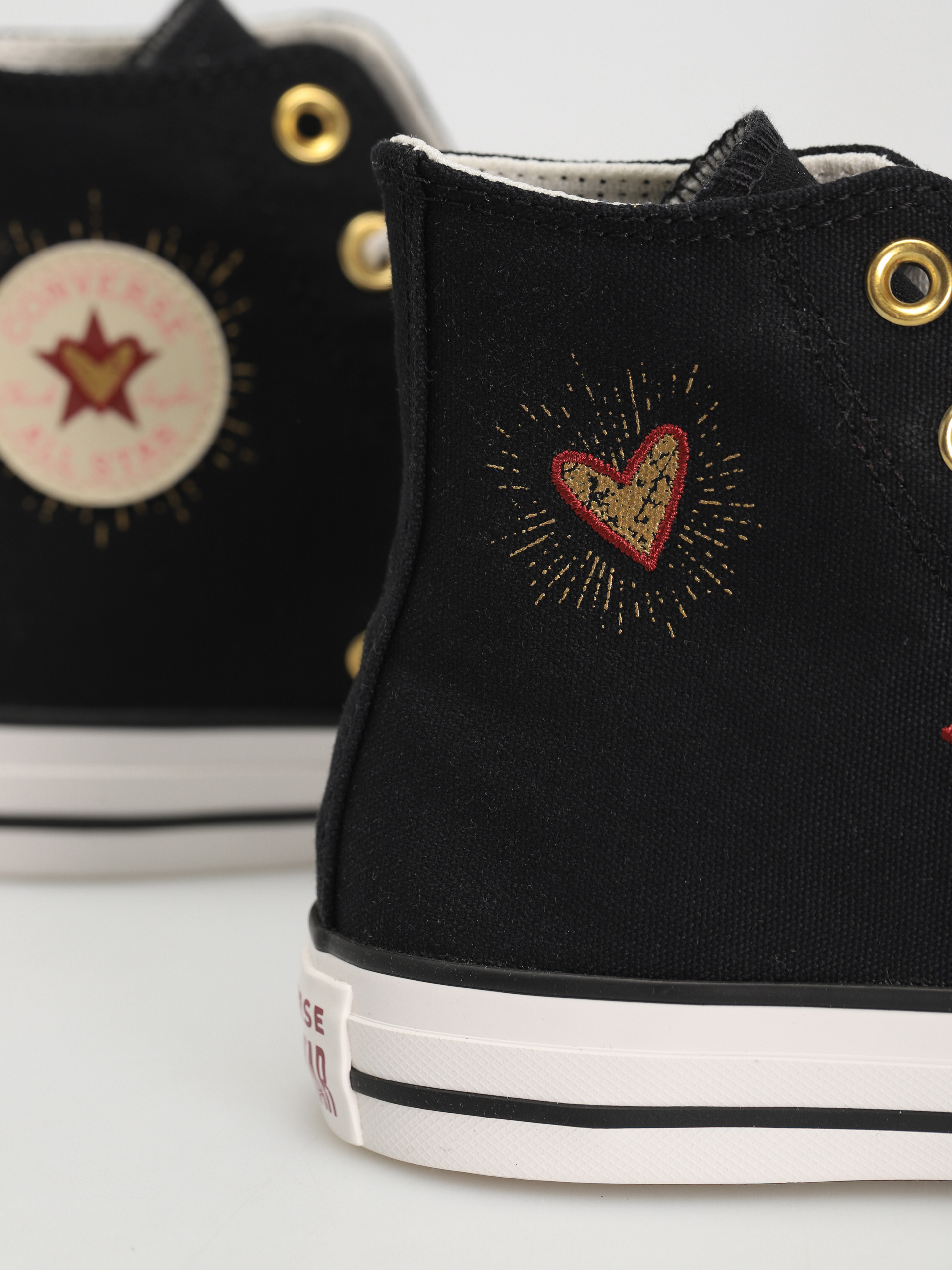 Converse Chuck Taylor All Star Hi Tornacipők Wmn (black/white/back alley brick)