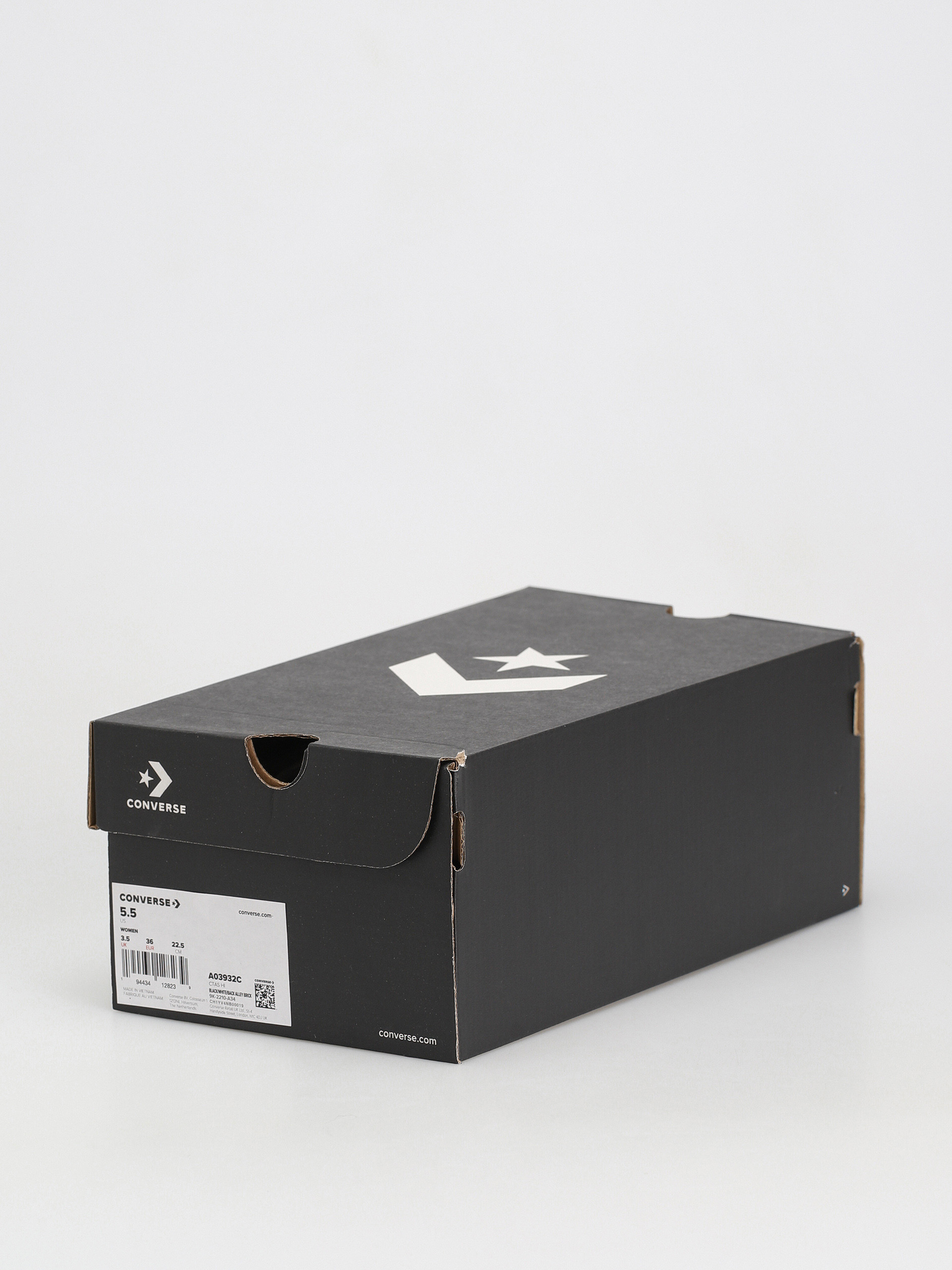 Converse Chuck Taylor All Star Hi Tornacipők Wmn (black/white/back alley brick)