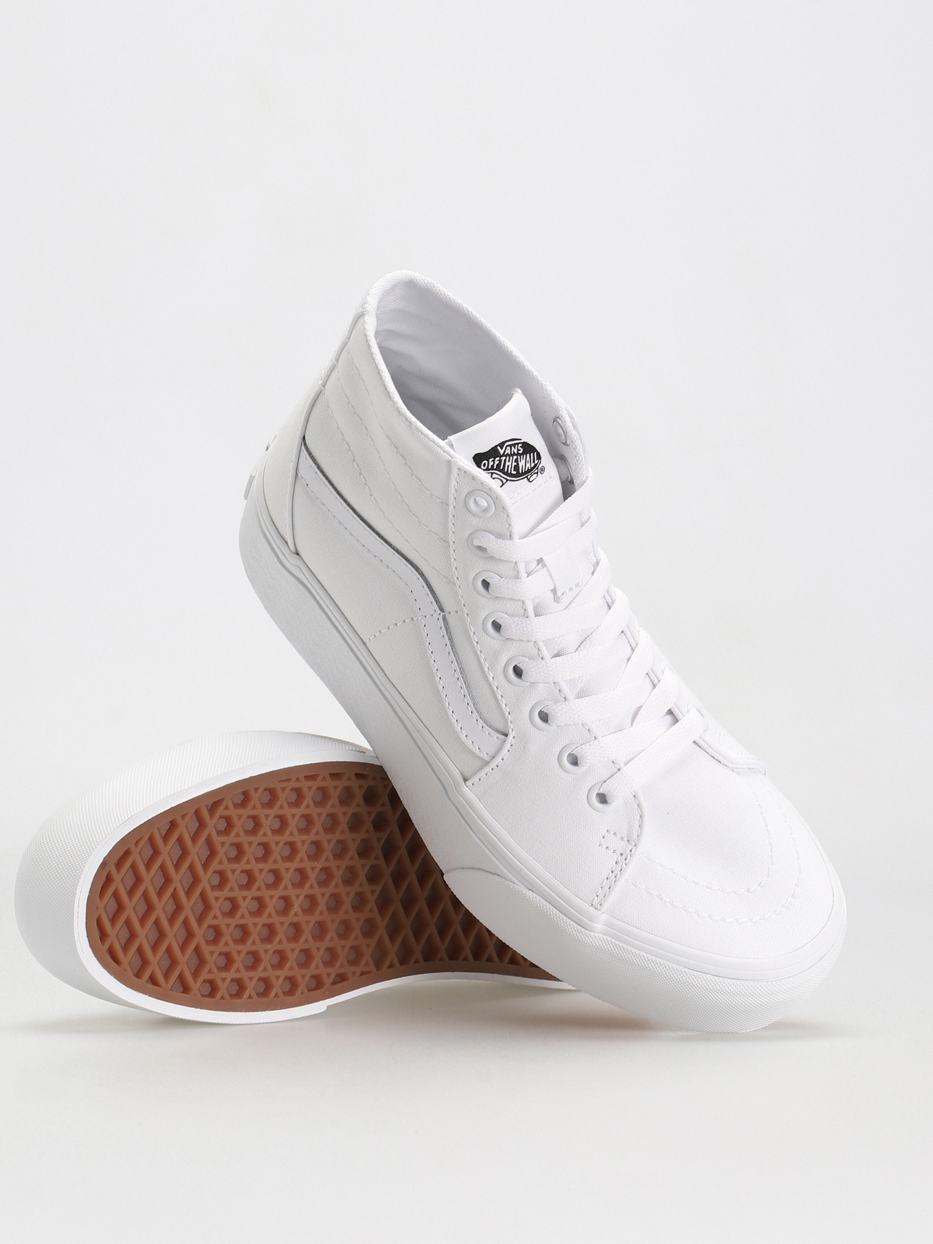 Vans Sk8 Hi Tapered Stackform Cipők Wmn (canvas true white)