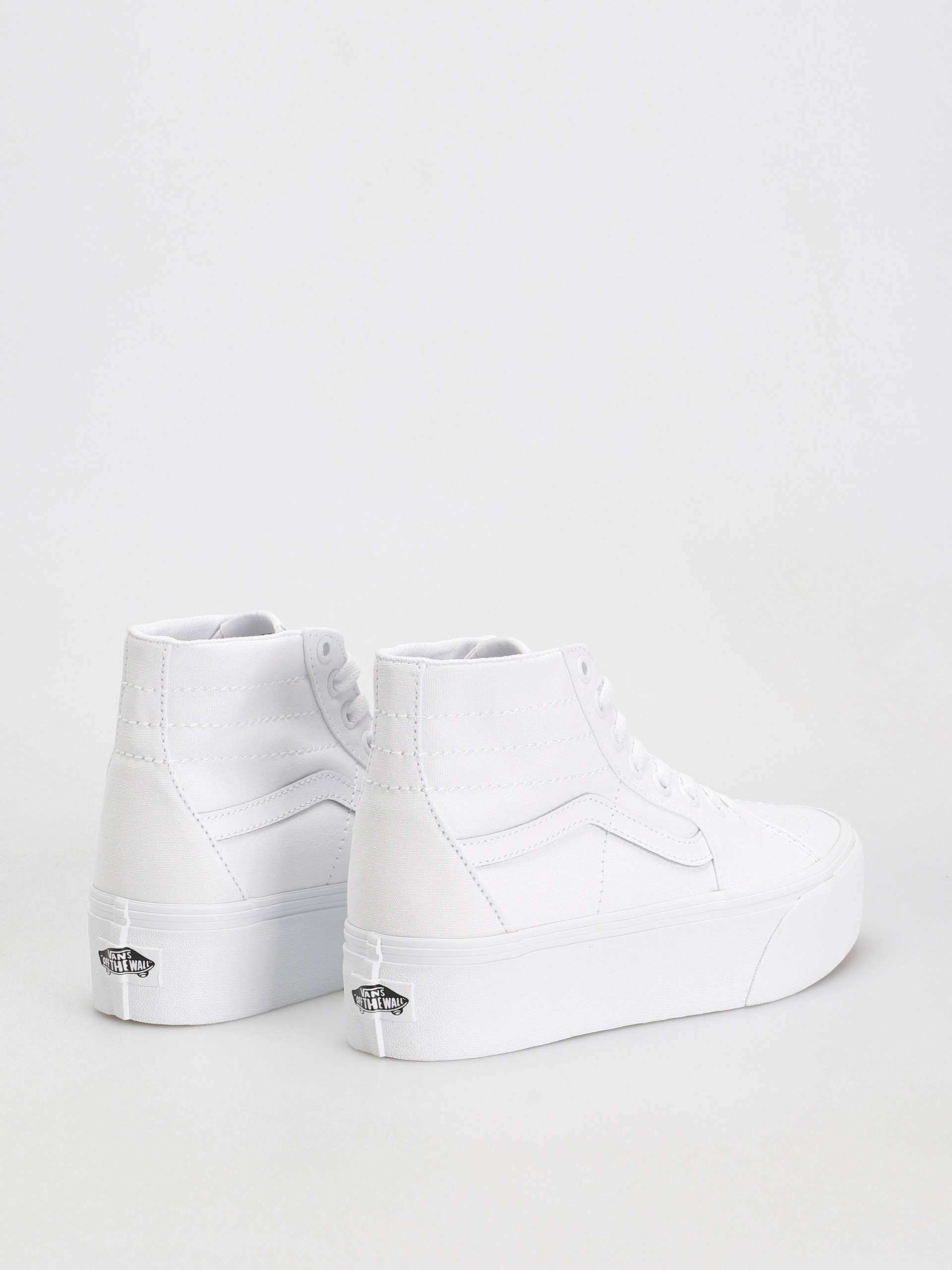 Vans Sk8 Hi Tapered Stackform Cipők Wmn (canvas true white)