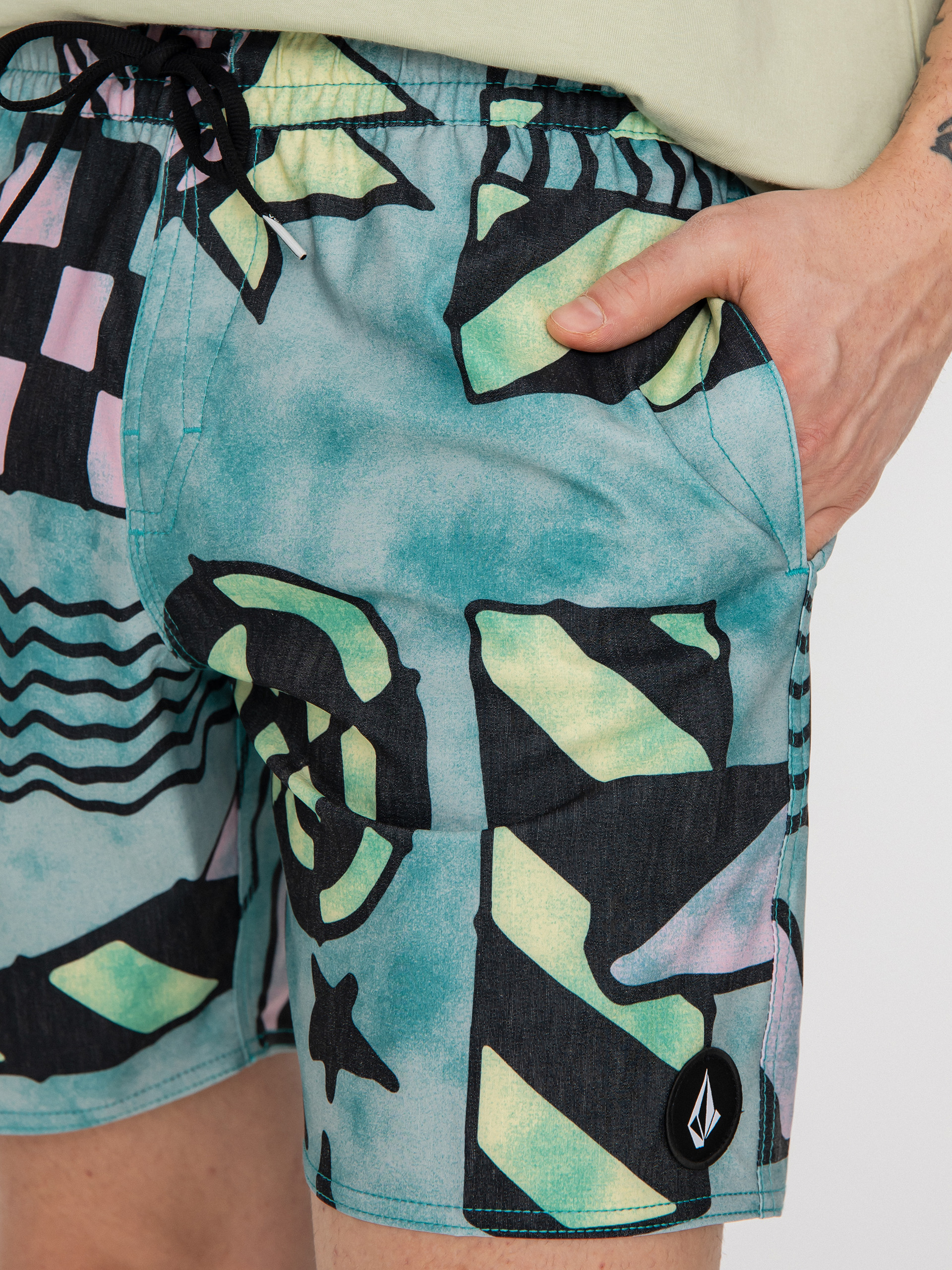 Volcom Chlorine Killer Stoney Trnk 17 Rövidnadrág (temple teal)