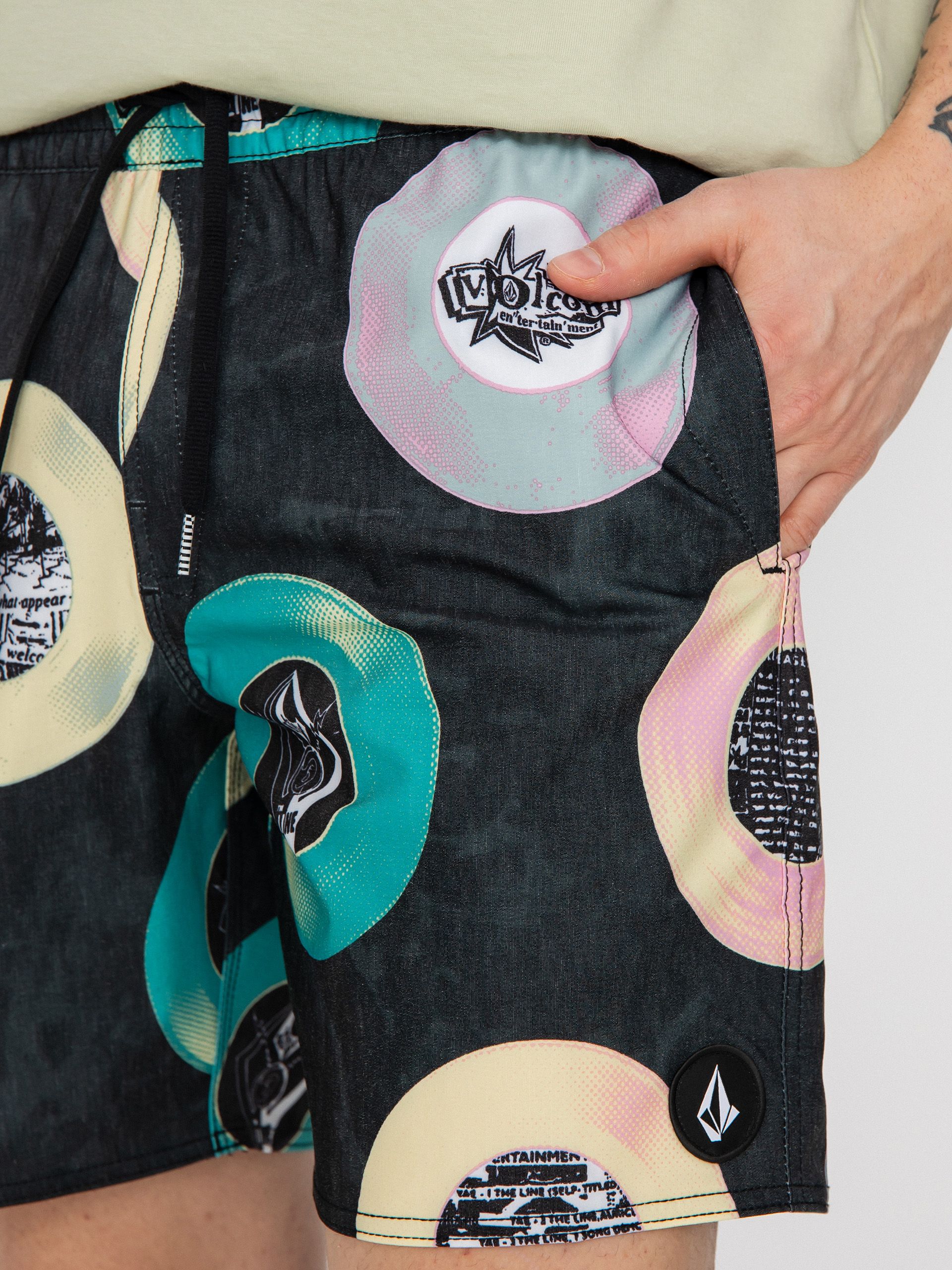 Volcom V Ent Lp Stoney Trunk 17 Rövidnadrág (black)