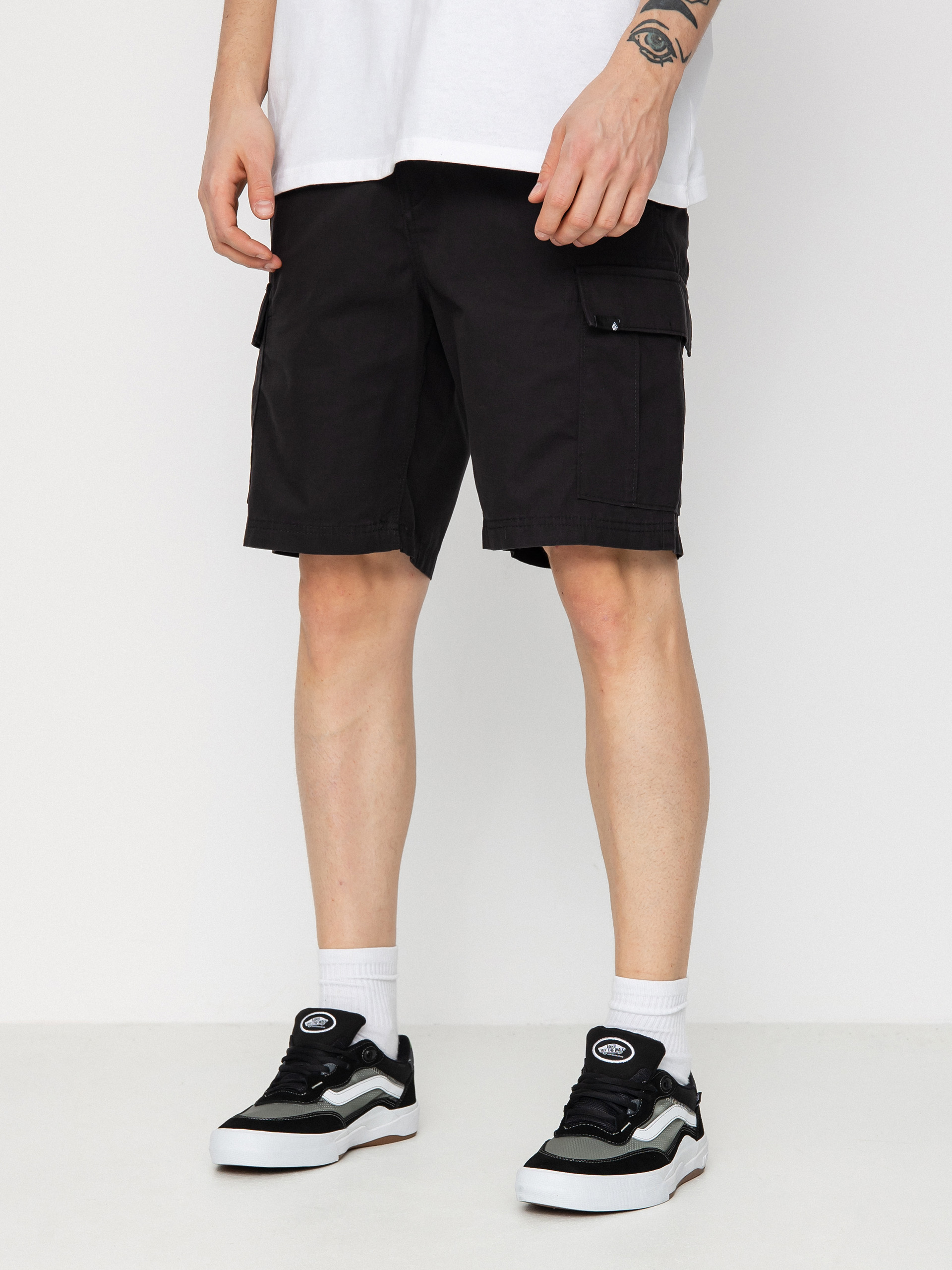 Volcom March Cargo Rövidnadrág (black)