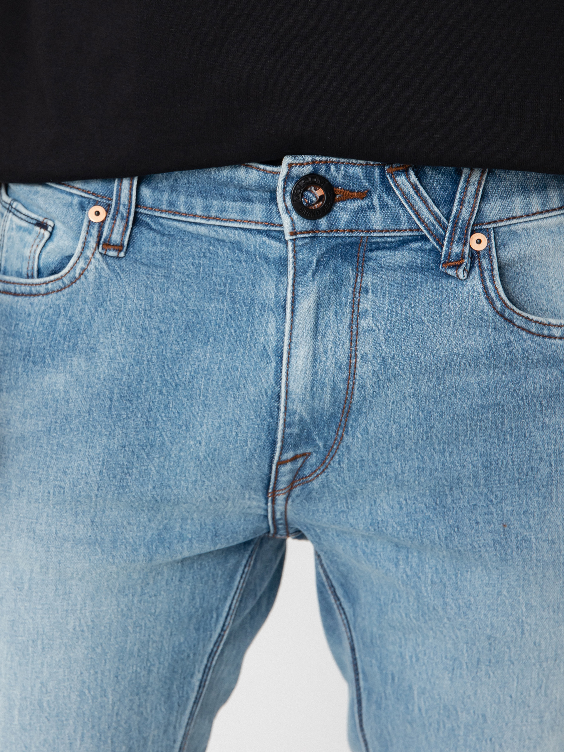 Volcom Vorta Denim Kisnadrág (wrecked indigo)