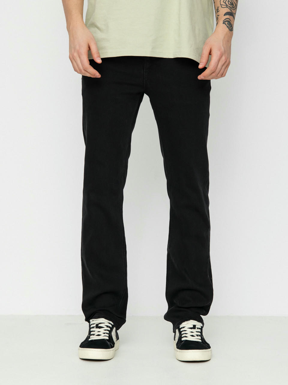 Volcom Solver Denim Kisnadrág (black out)