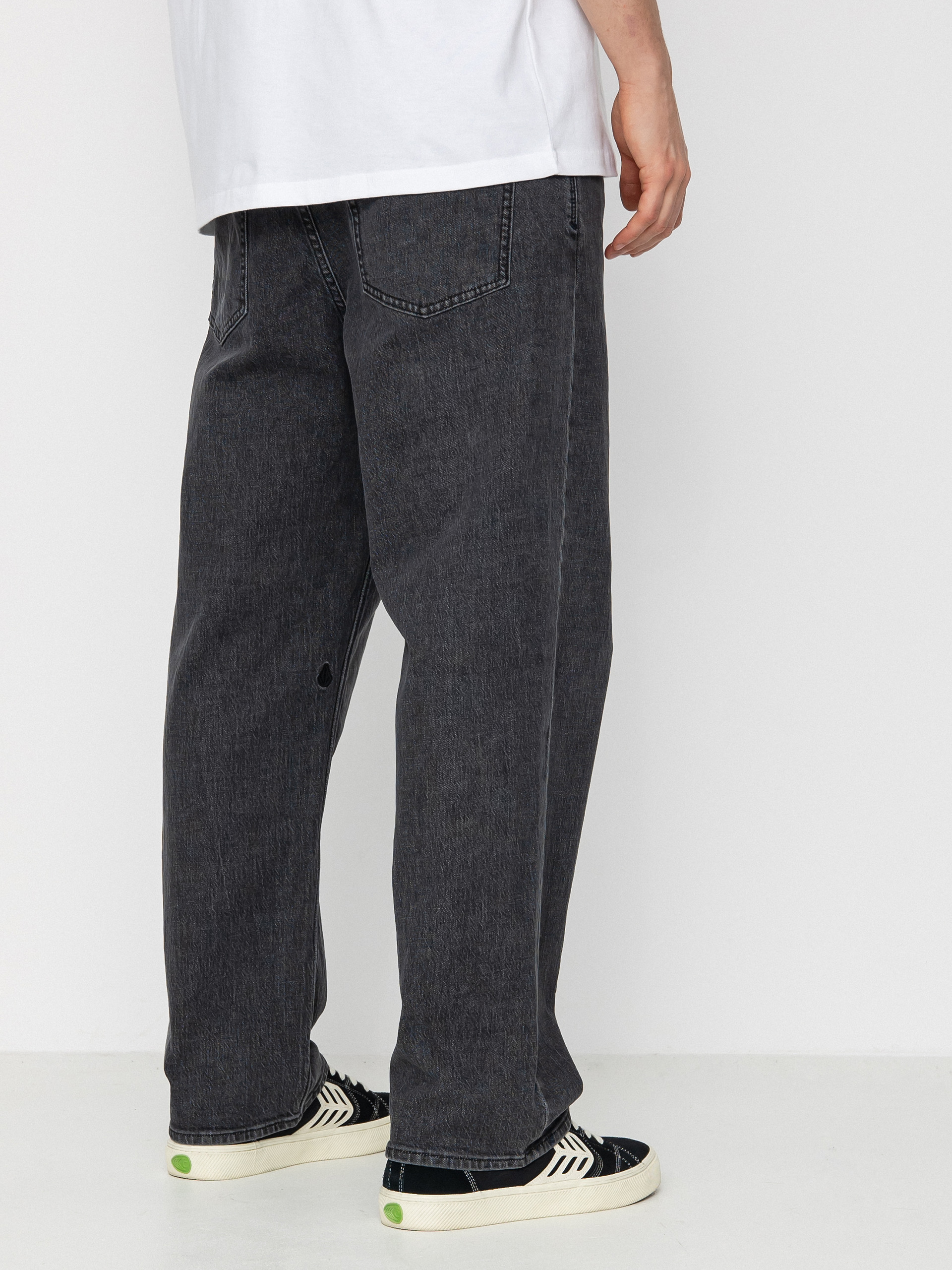 Volcom Nailer Denim Kisnadrág (stoney black)