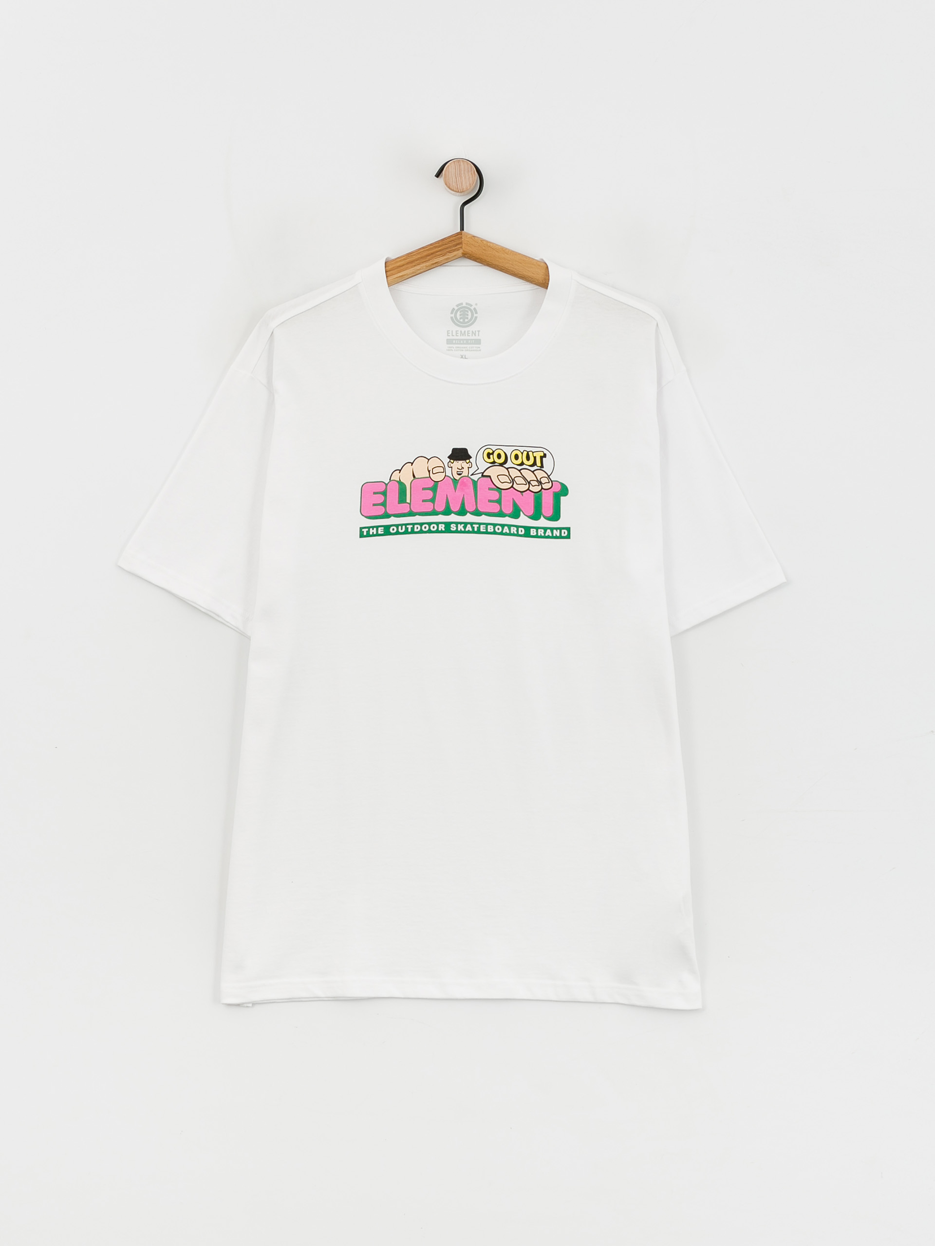 Element Go Out póló (optic white)