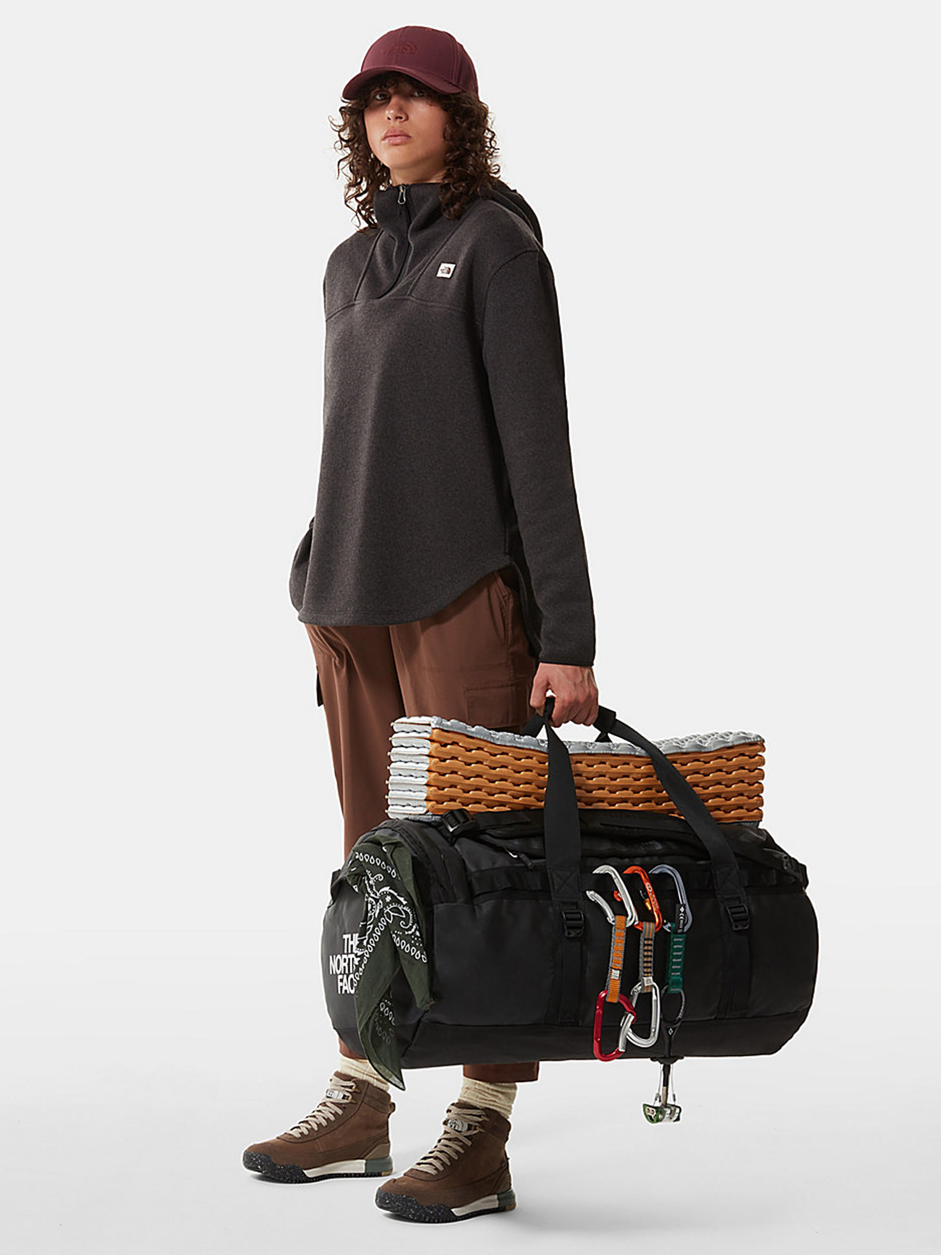 The North Face Base Camp Duffel M Táska (tnf black/tnf white)