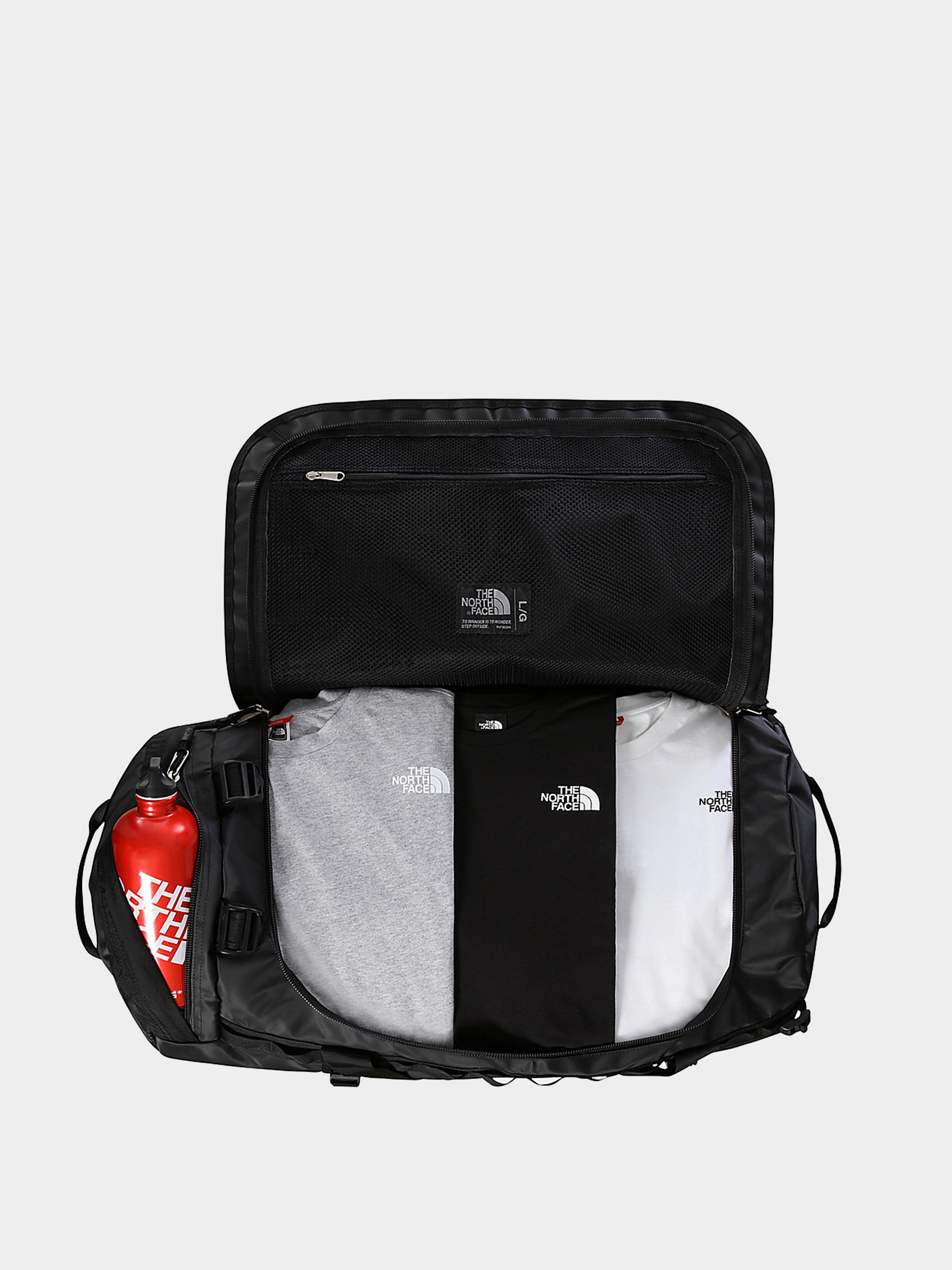 The North Face Base Camp Duffel L Táska (tnf black/tnf white)
