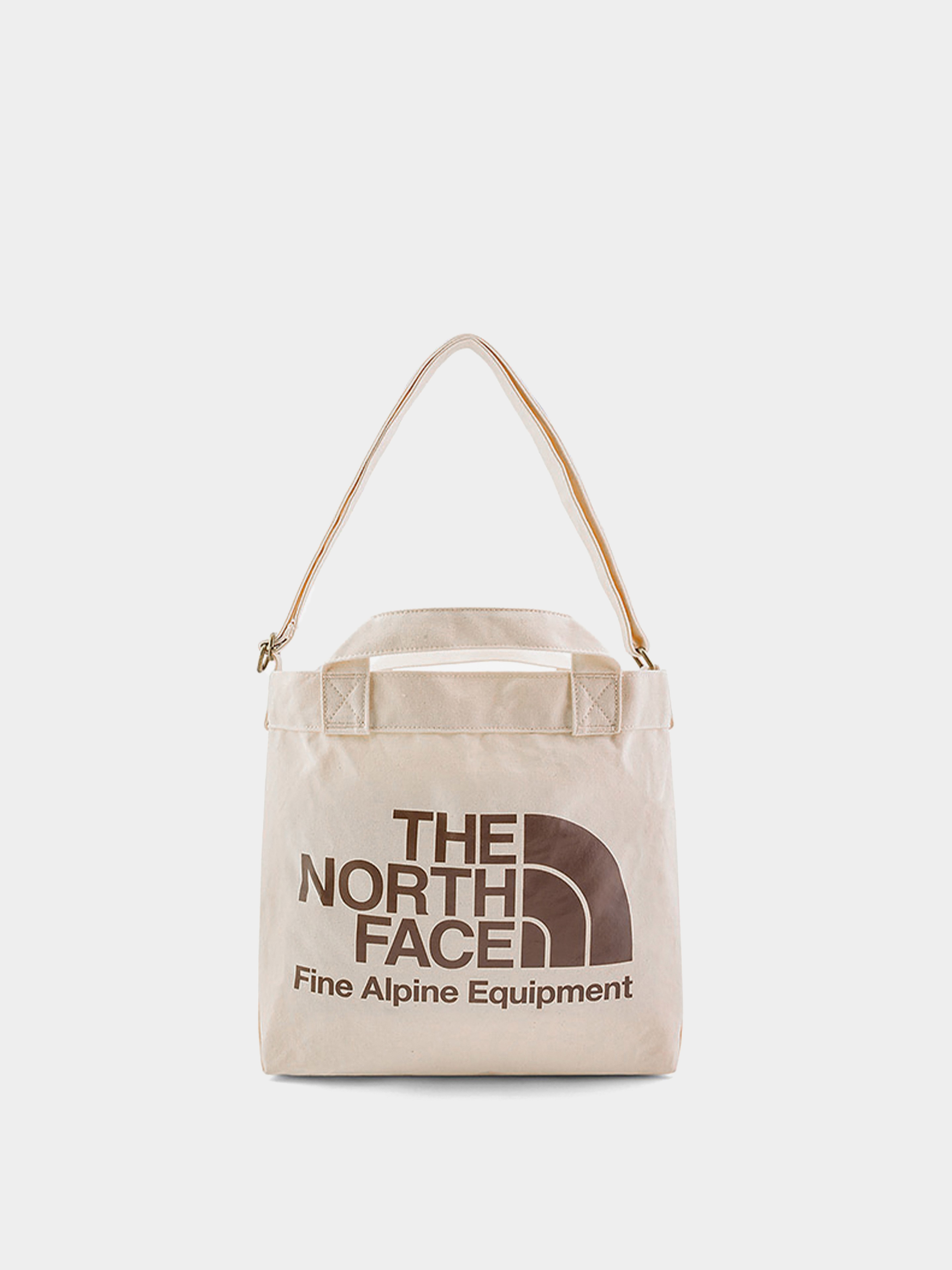 The North Face Adjustable Cotton Kézitáska (weimaraner brown large logo print)