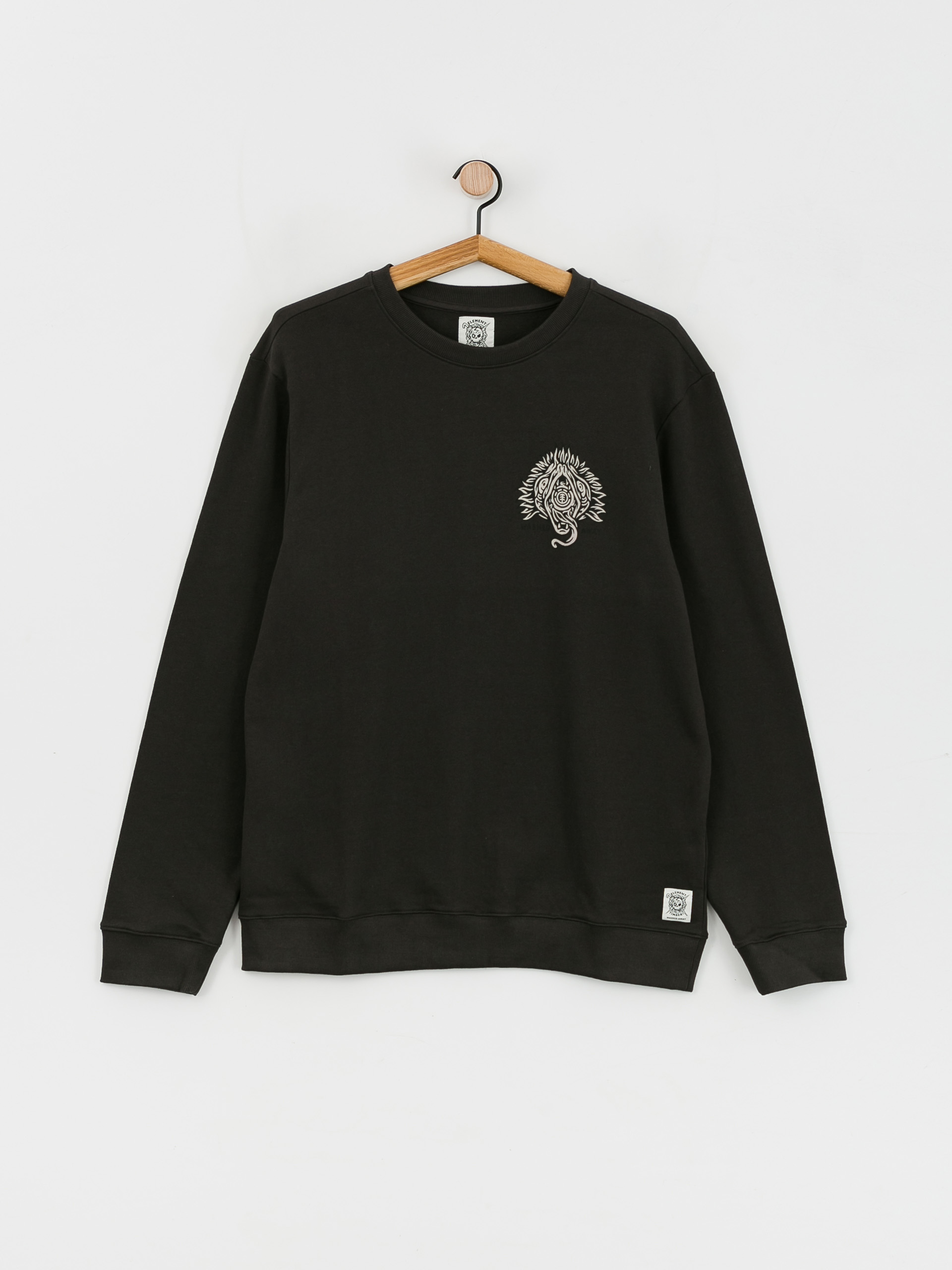 Element The Eye Crew Pulóver (off black)