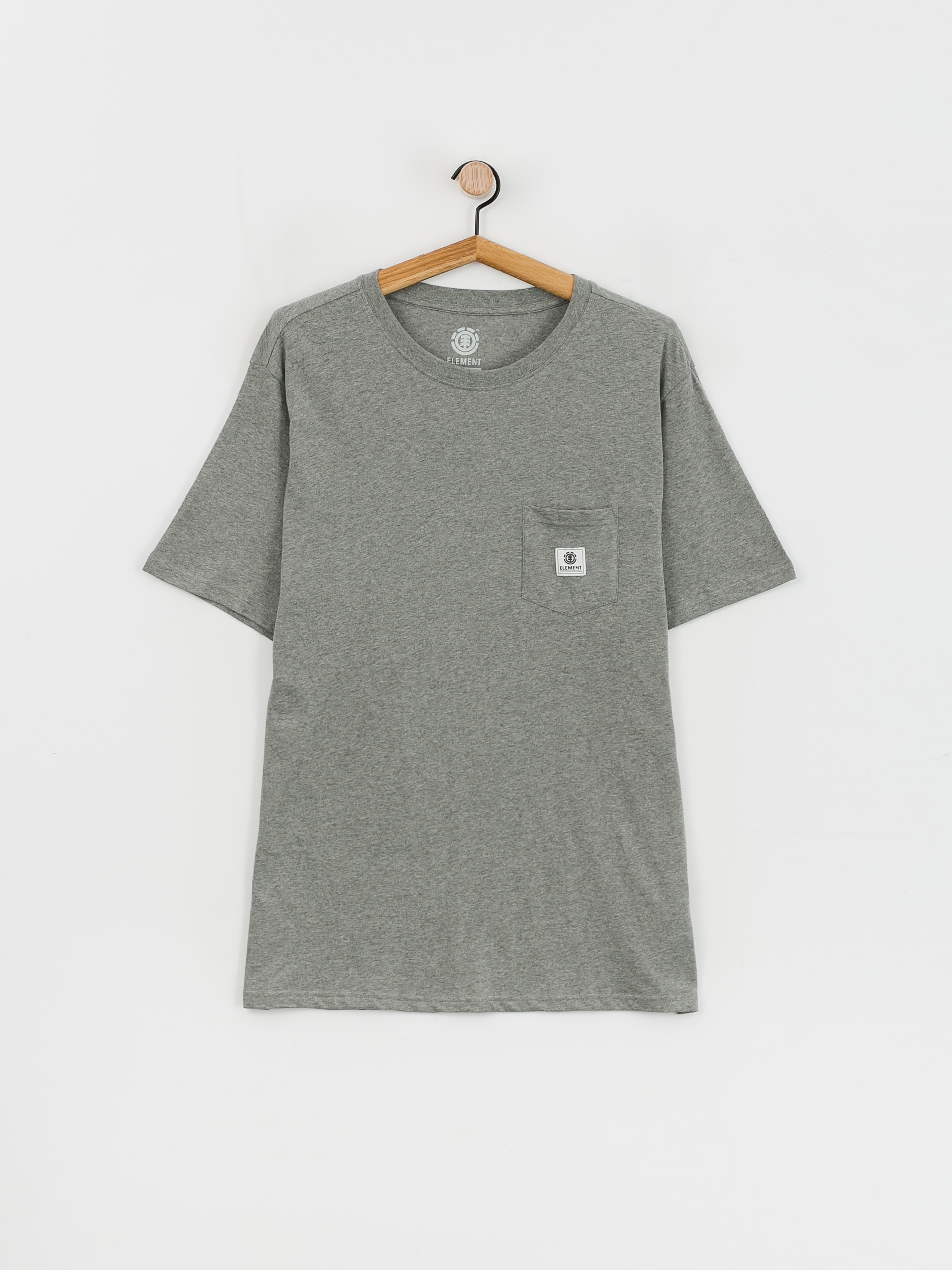 Element Basic Pocket Label póló (grey heather)