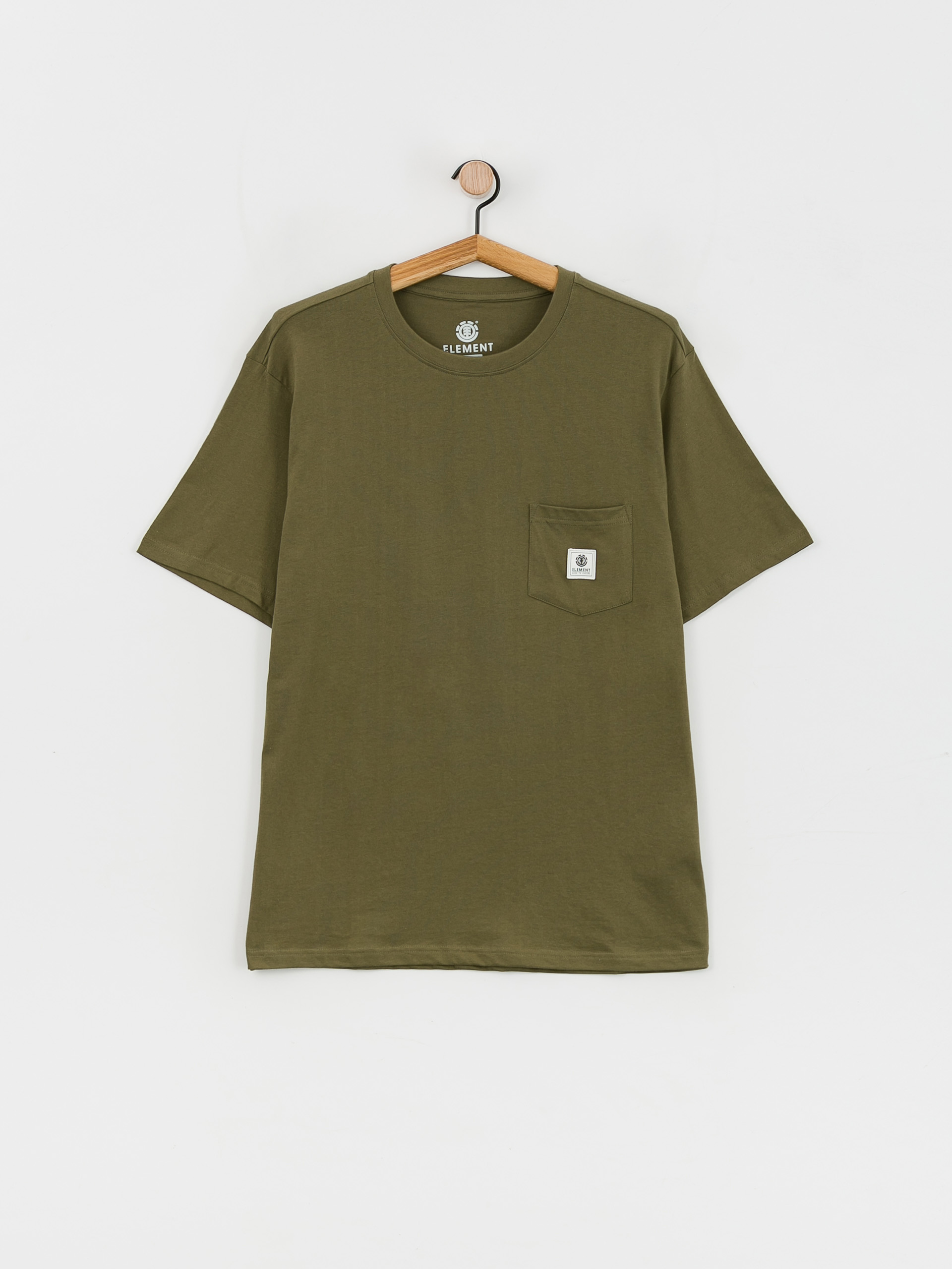 Element Basic Pocket Label póló (army)