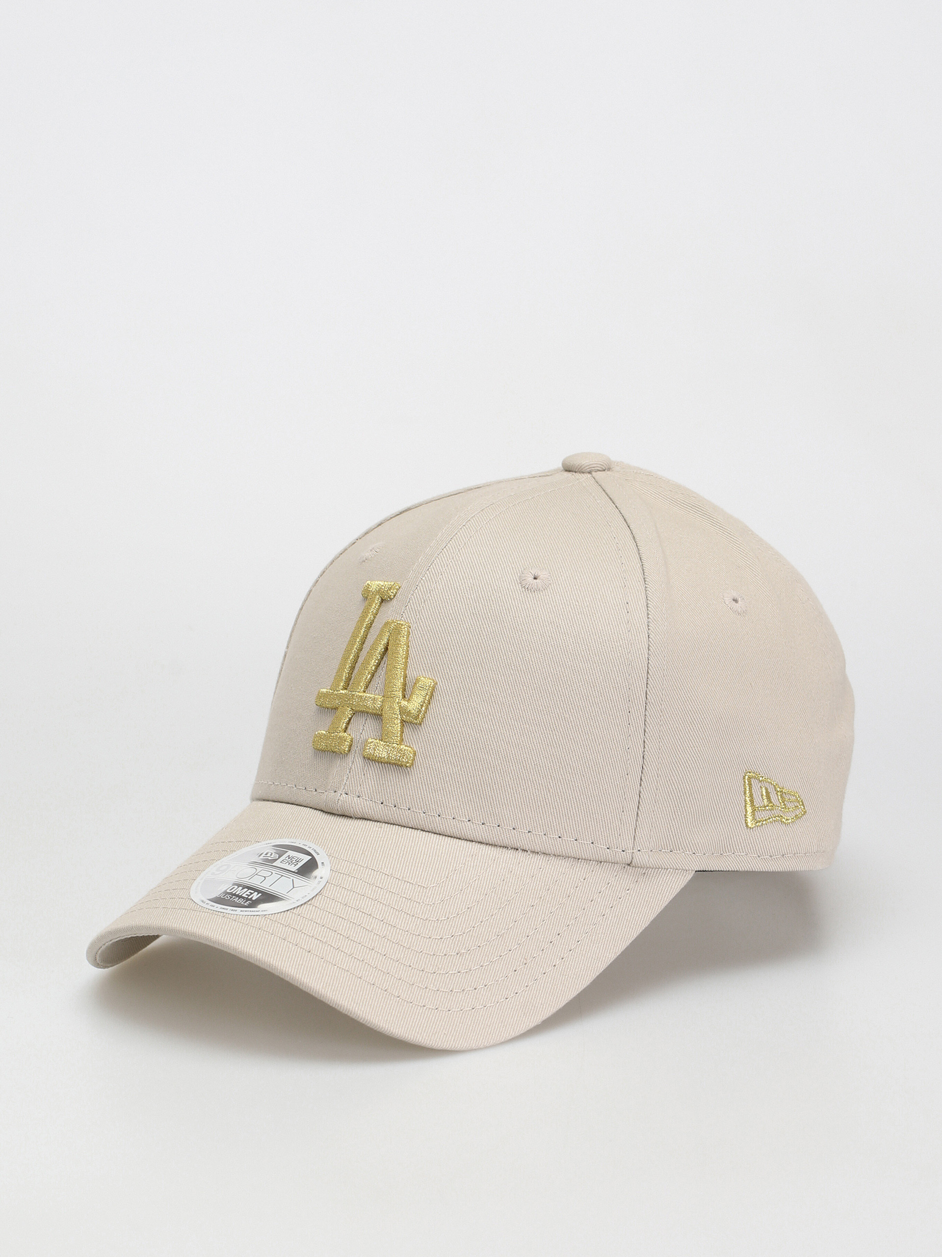New Era Metallic Logo 9Forty Los Angeles Dodgers Baseball sapka Wmn (stone/gold)