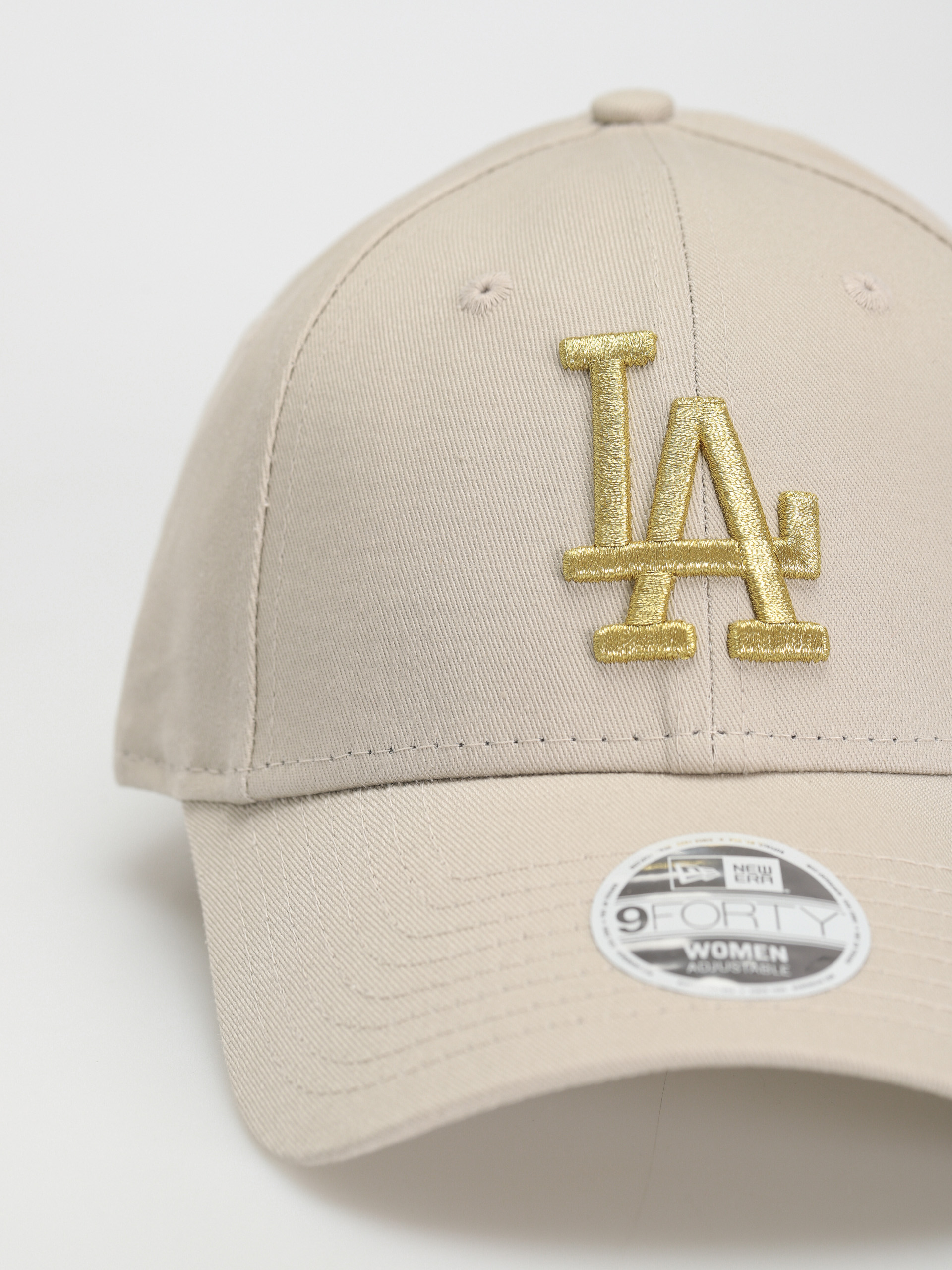 New Era Metallic Logo 9Forty Los Angeles Dodgers Baseball sapka Wmn (stone/gold)