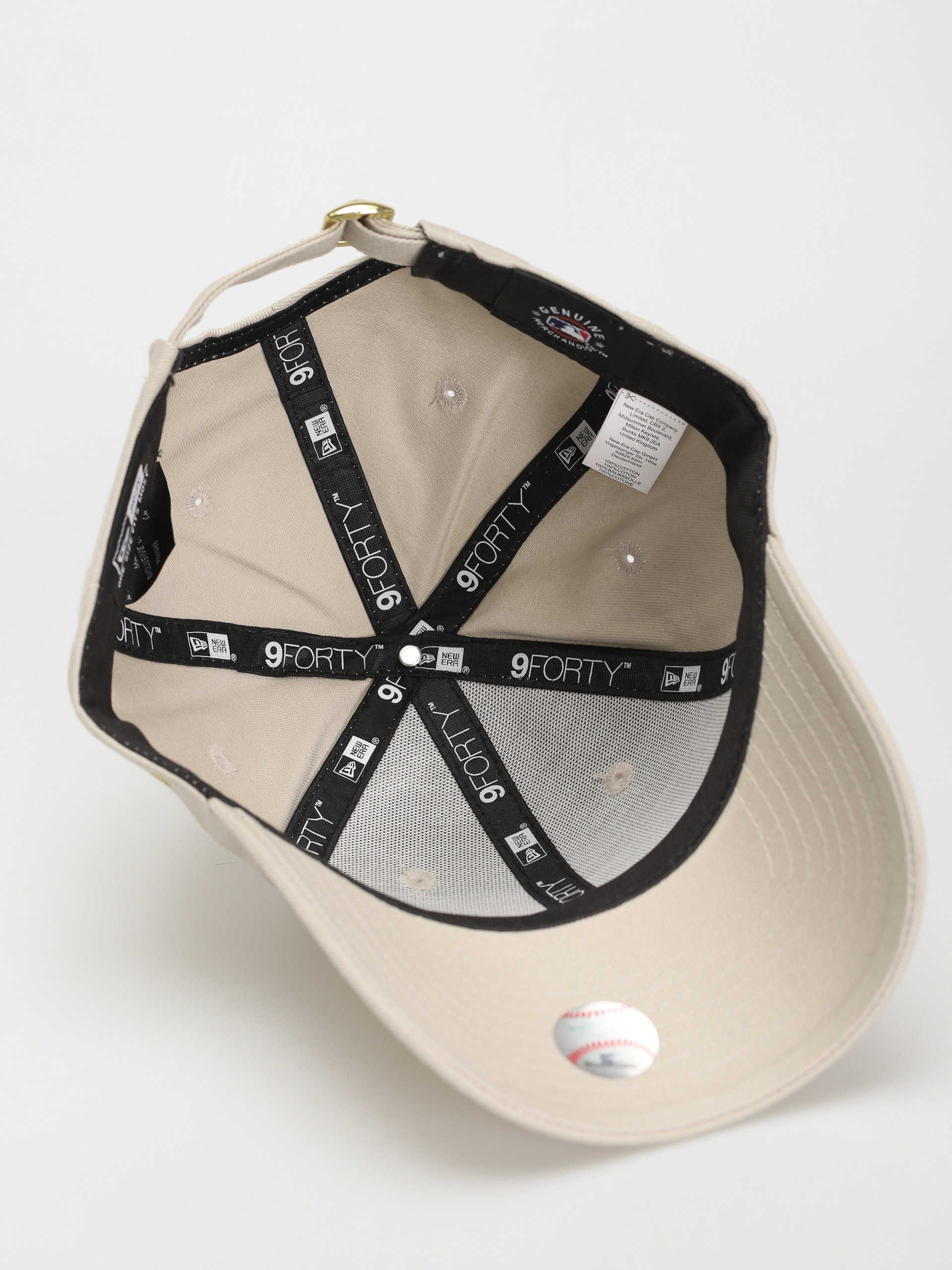 New Era Metallic Logo 9Forty Los Angeles Dodgers Baseball sapka Wmn (stone/gold)