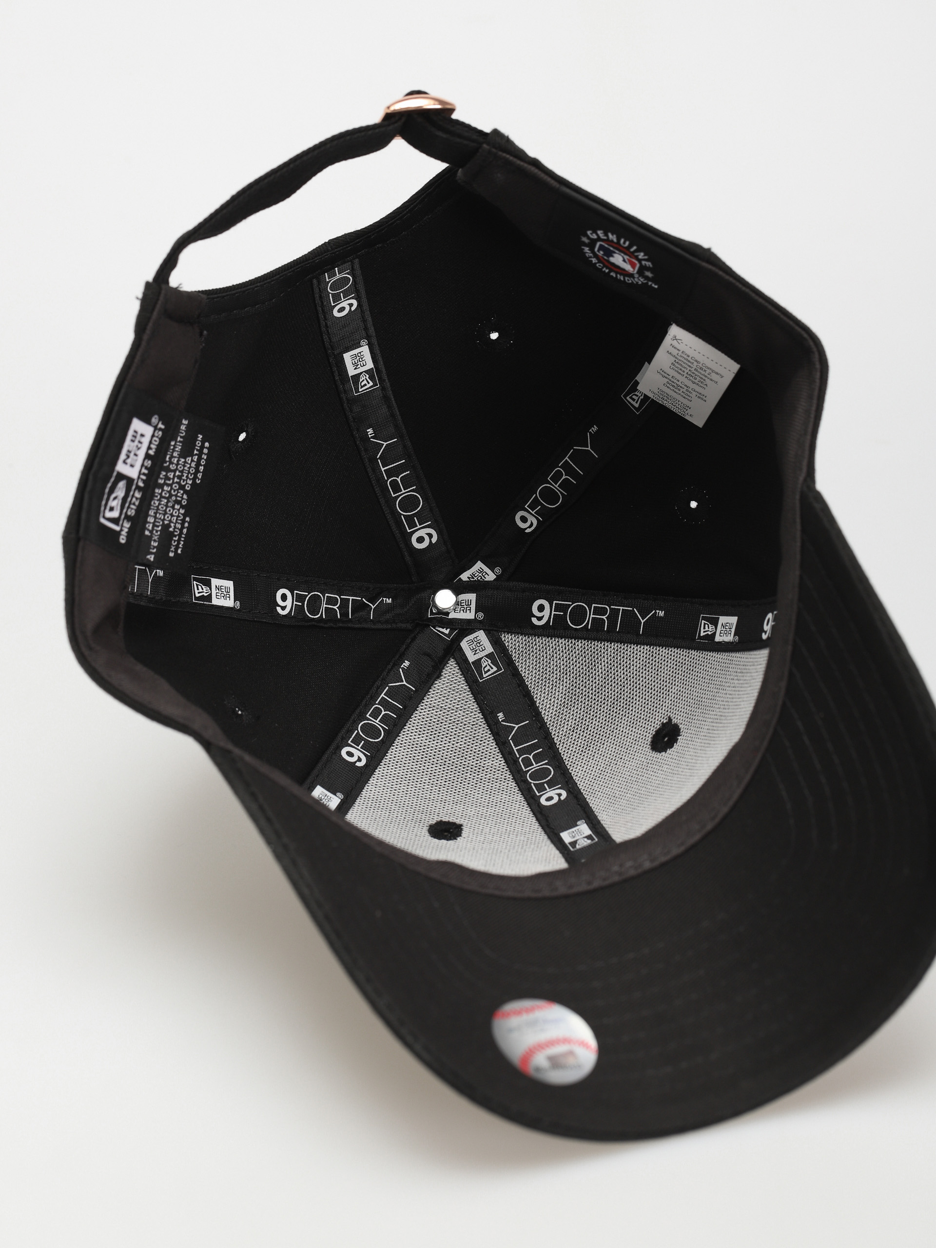 New Era Metallic Logo 9Forty New York Yankees Baseball sapka Wmn (black)