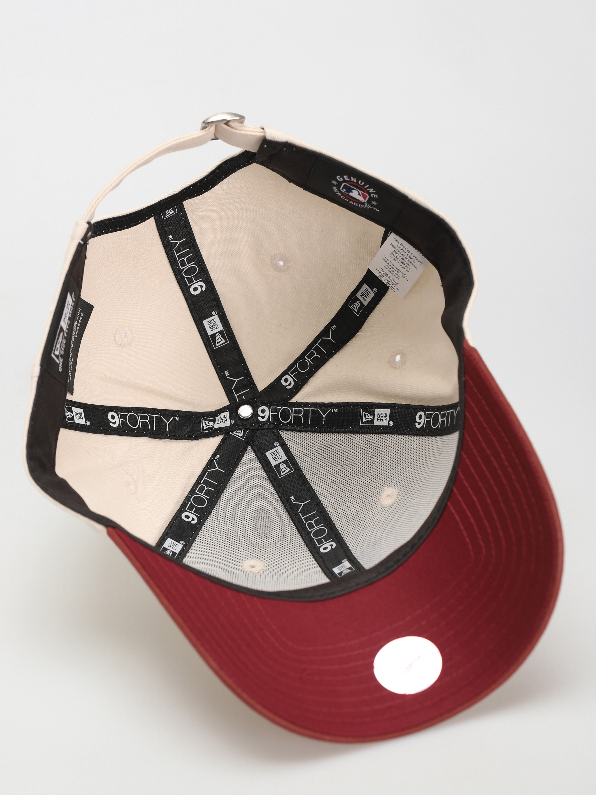 New Era MLB 9Forty Los Angeles Dodgers Baseball sapka (chalk/maroon)