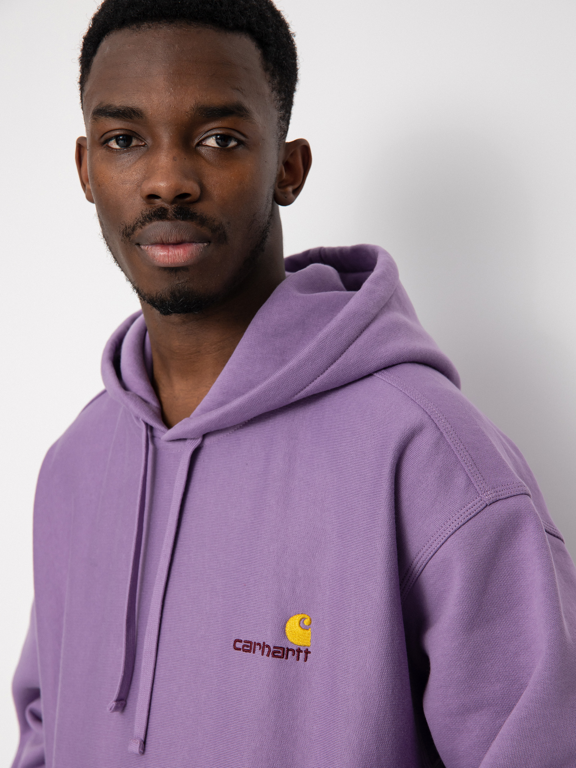 Carhartt WIP American Script HD Kapucnis pulóver (violanda)