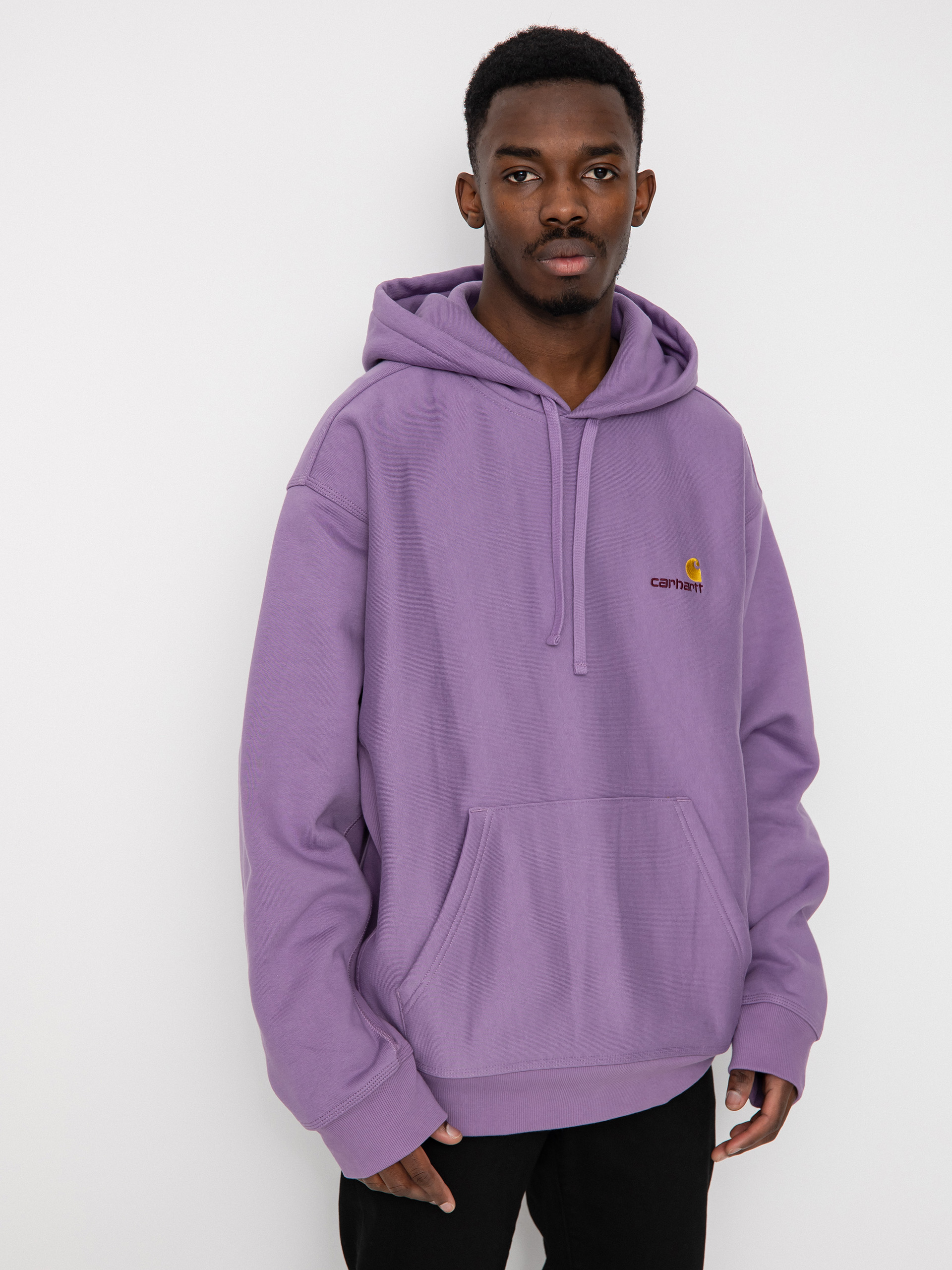 Carhartt WIP American Script HD Kapucnis pulóver (violanda)