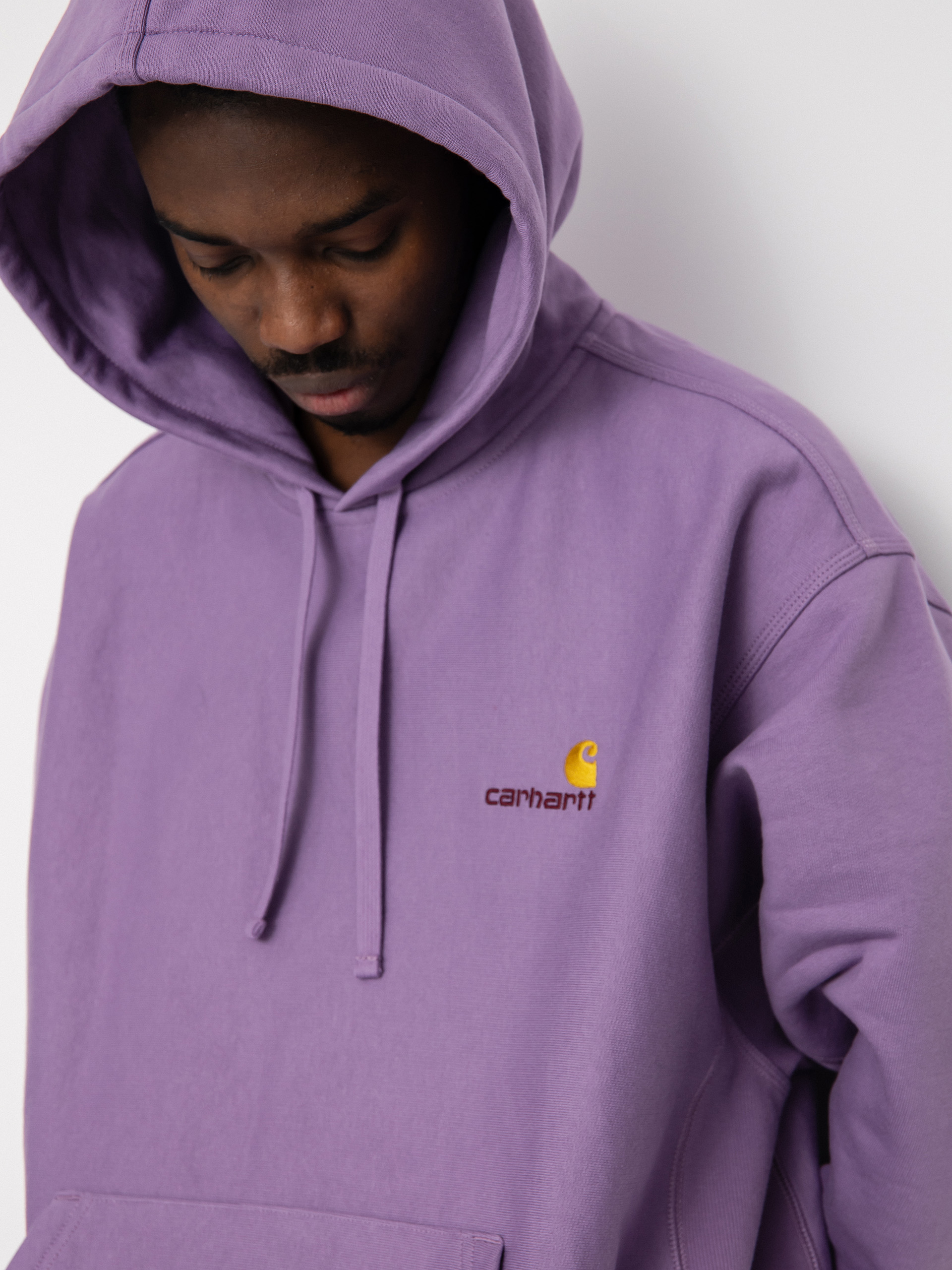 Carhartt WIP American Script HD Kapucnis pulóver (violanda)