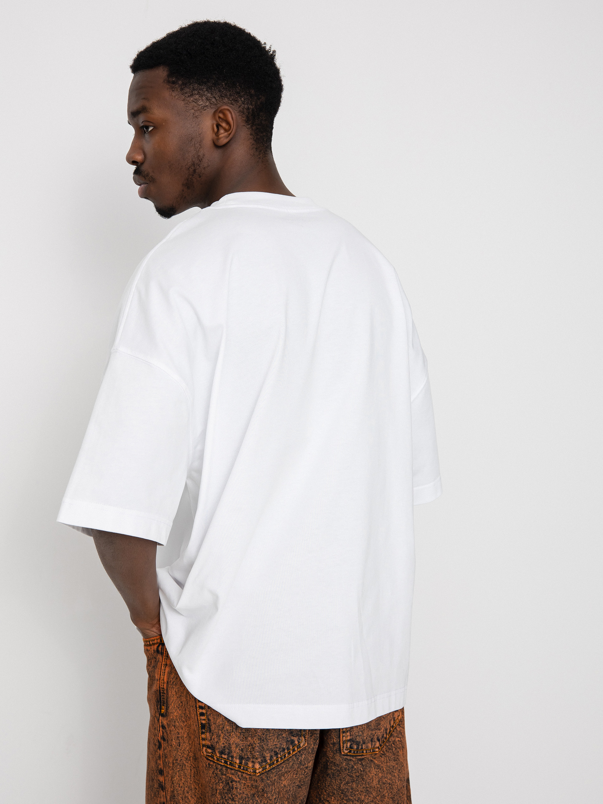 Carhartt WIP Link Script póló (white/black)