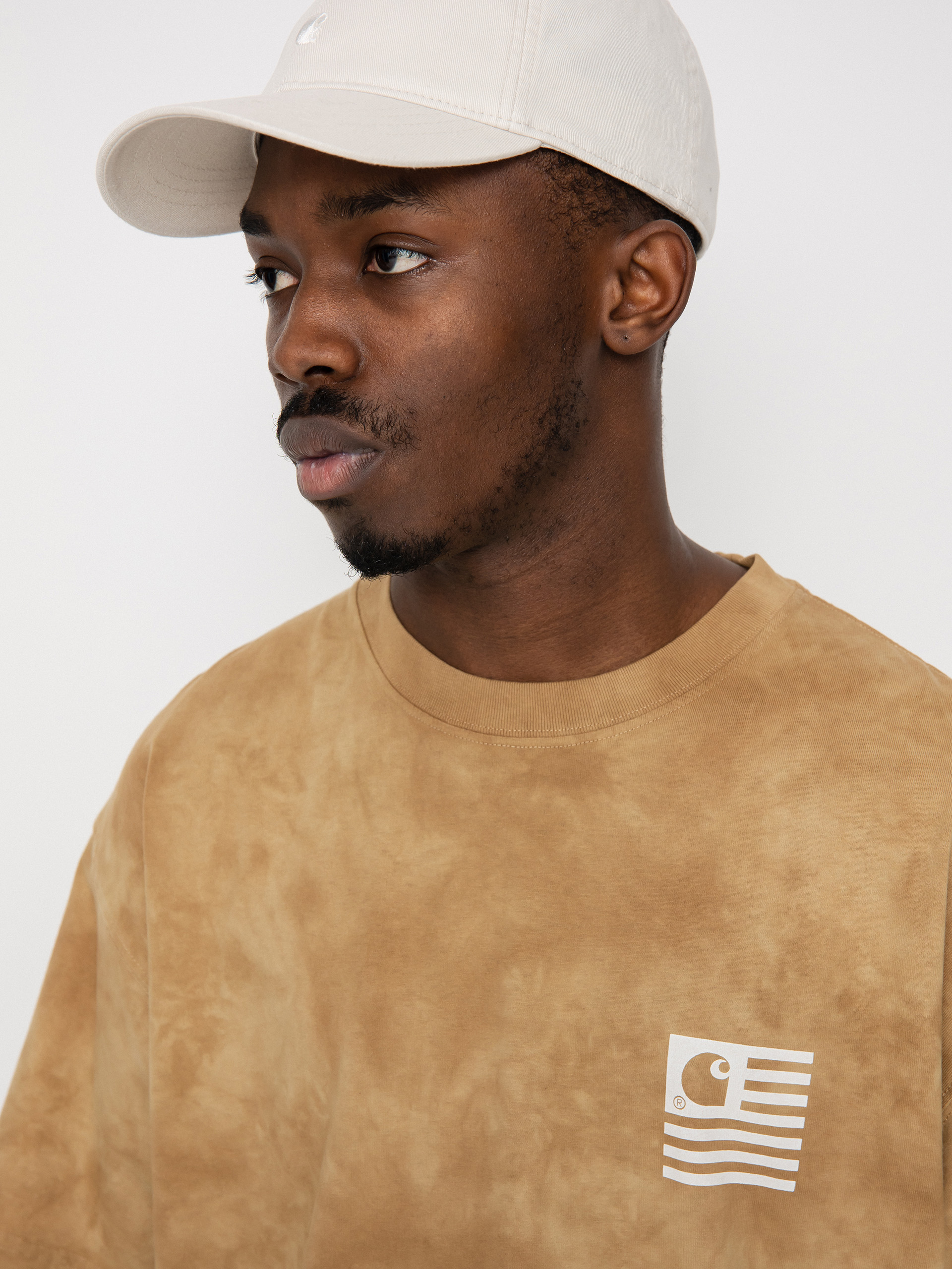 Carhartt WIP Chromo póló (dusty h brown chromo)