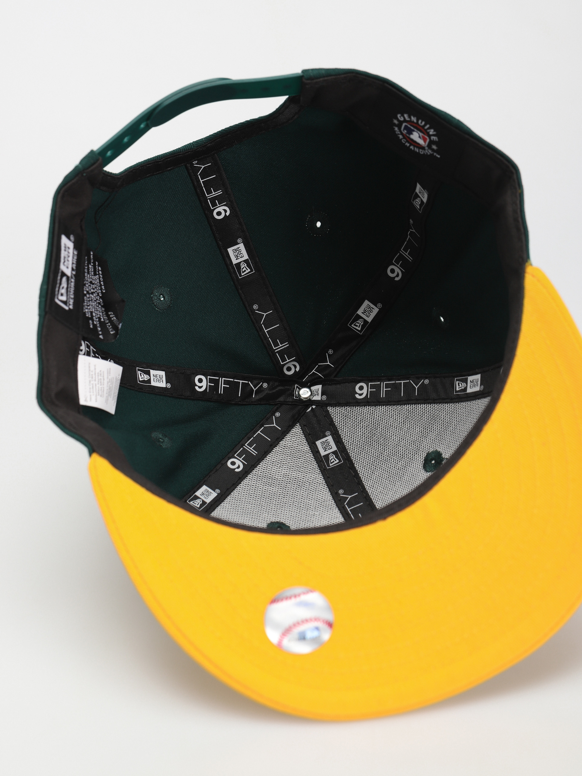 New Era MLB 9Fifty Oakland Athletics Baseball sapka (green/yellow)