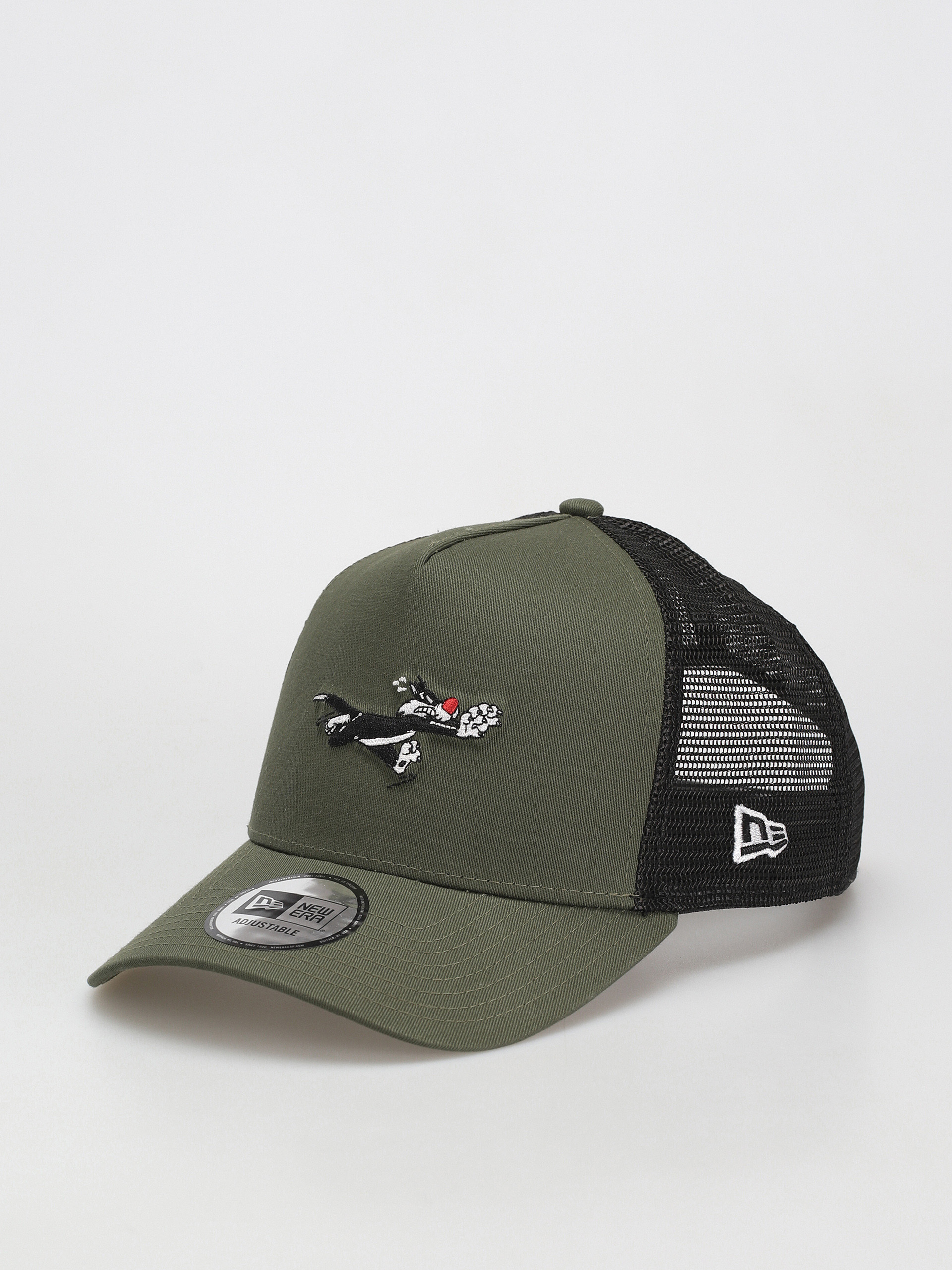New Era Loony Tunes Trucker Sylvester Baseball sapka (olive)