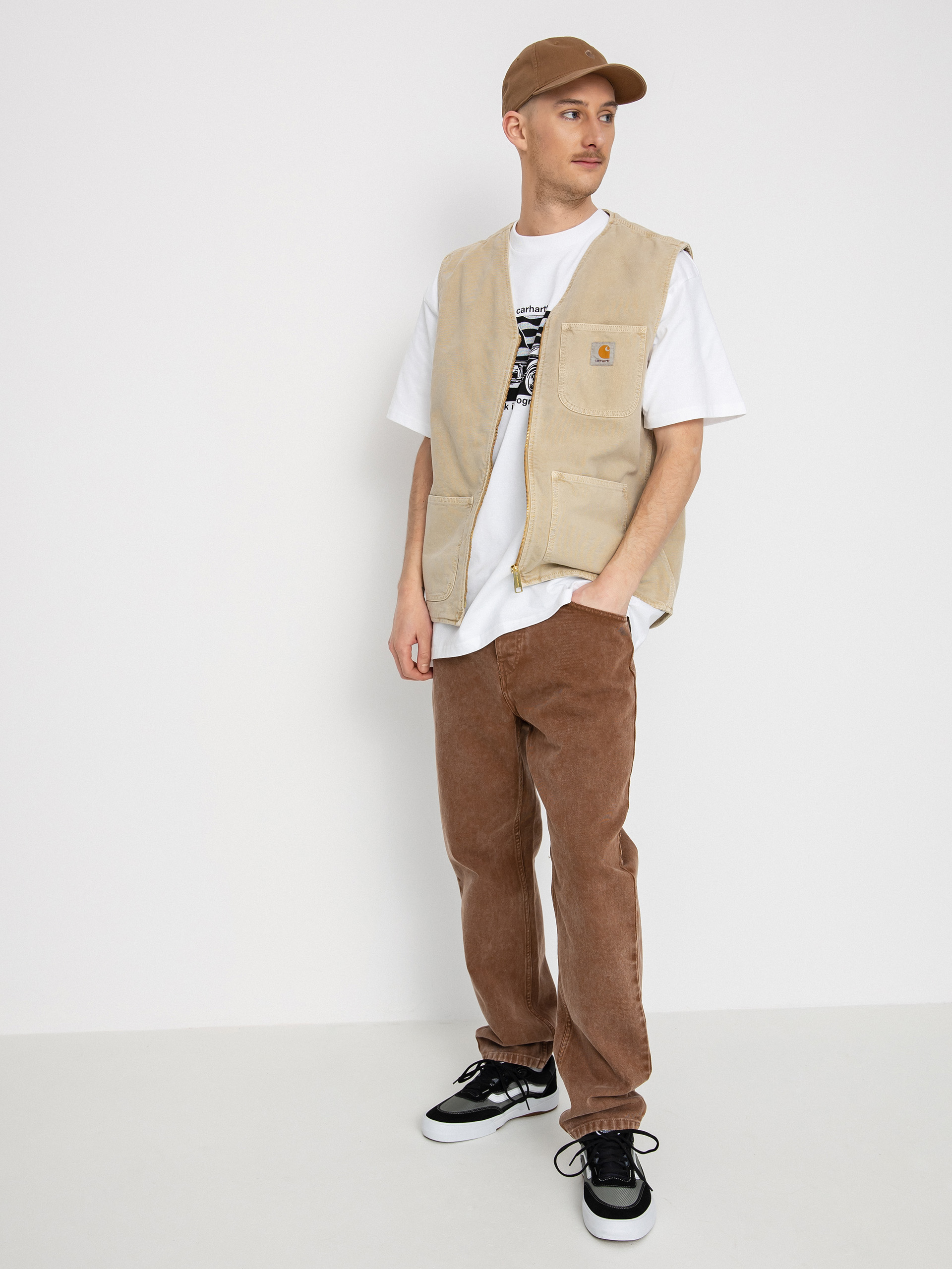 Carhartt WIP Arbor Mellény (dusty h brown)