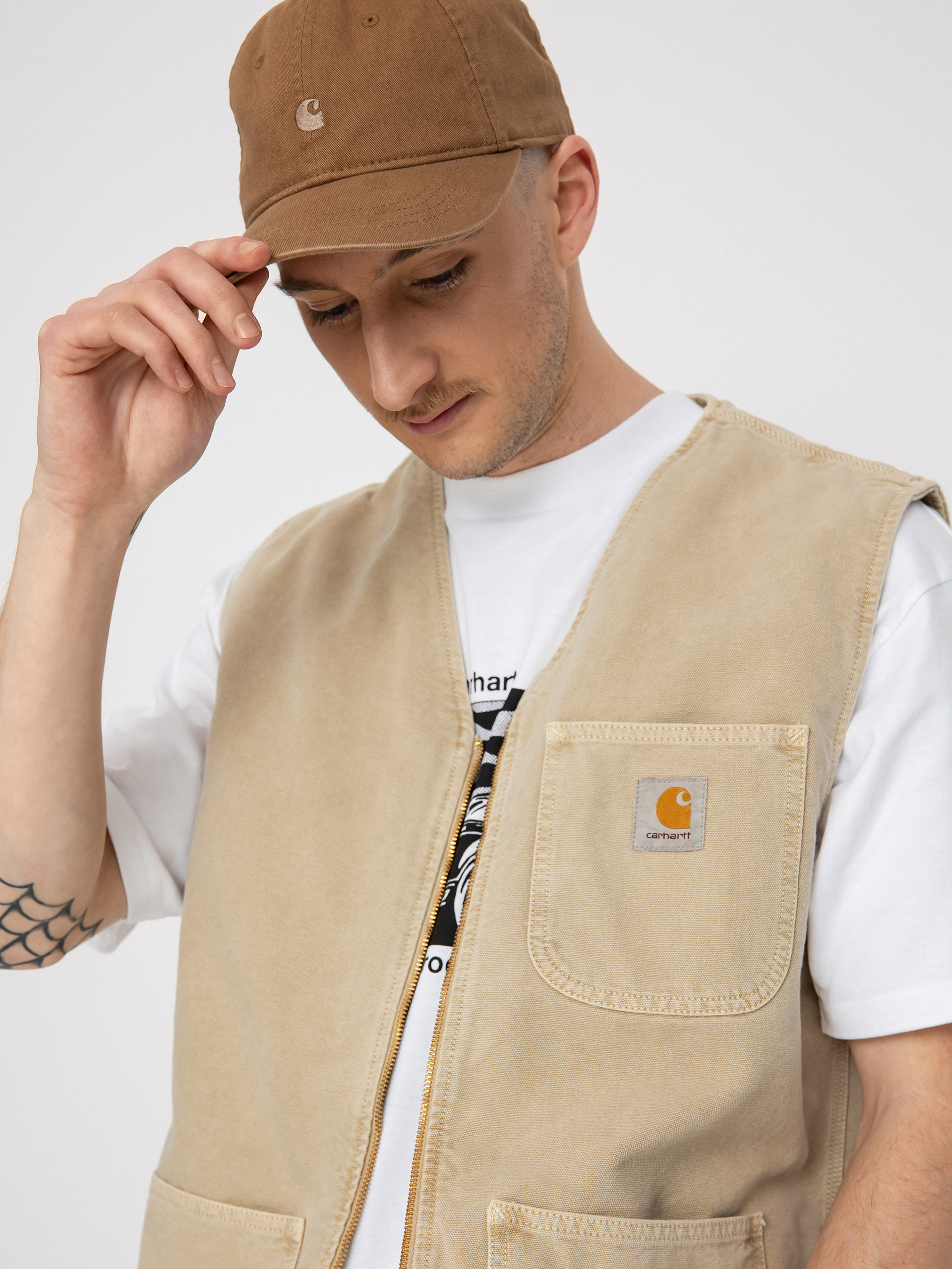 Carhartt WIP Arbor Mellény (dusty h brown)