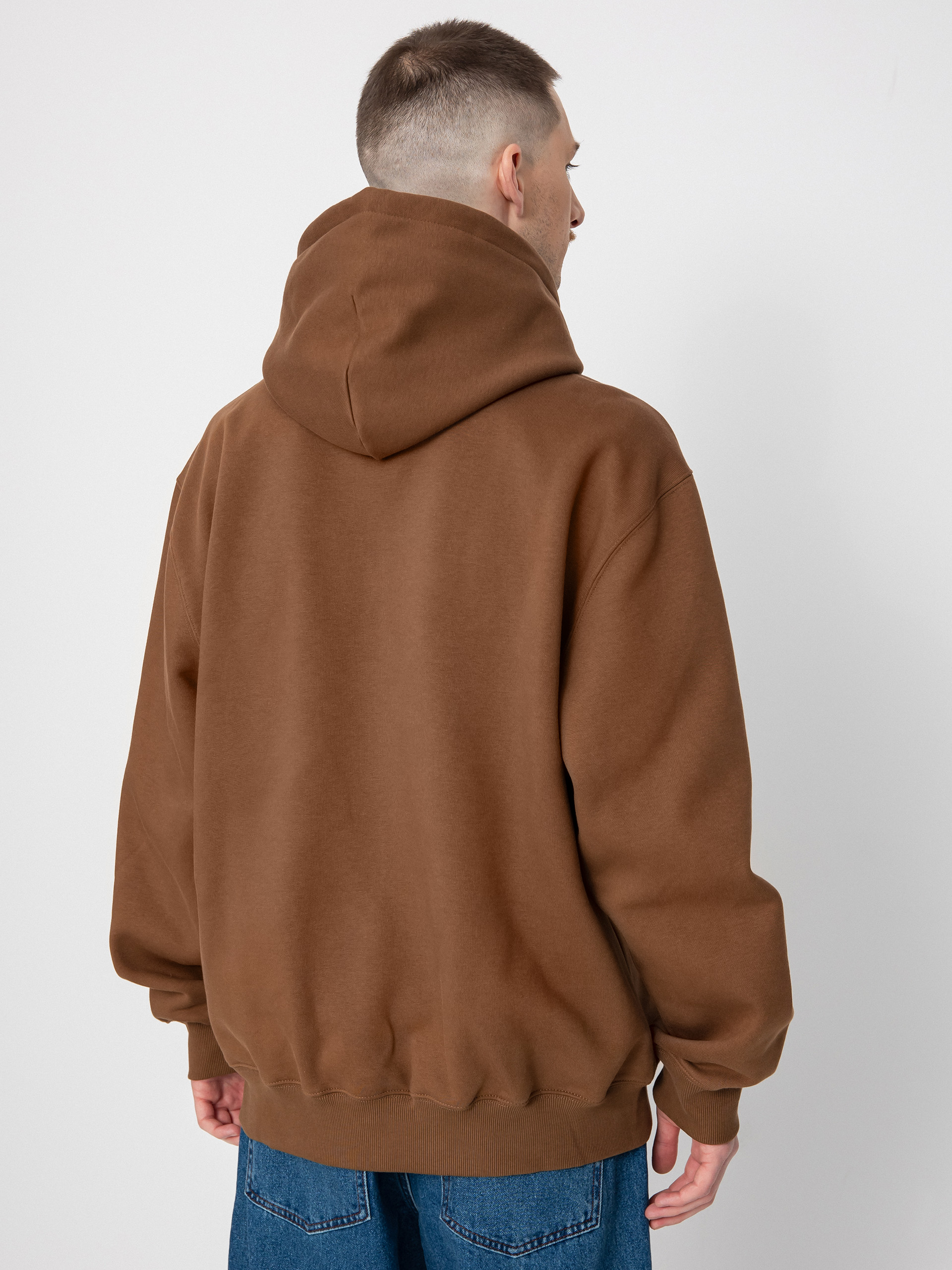 Carhartt WIP Carhartt HD Kapucnis pulóver (tamarind/white)