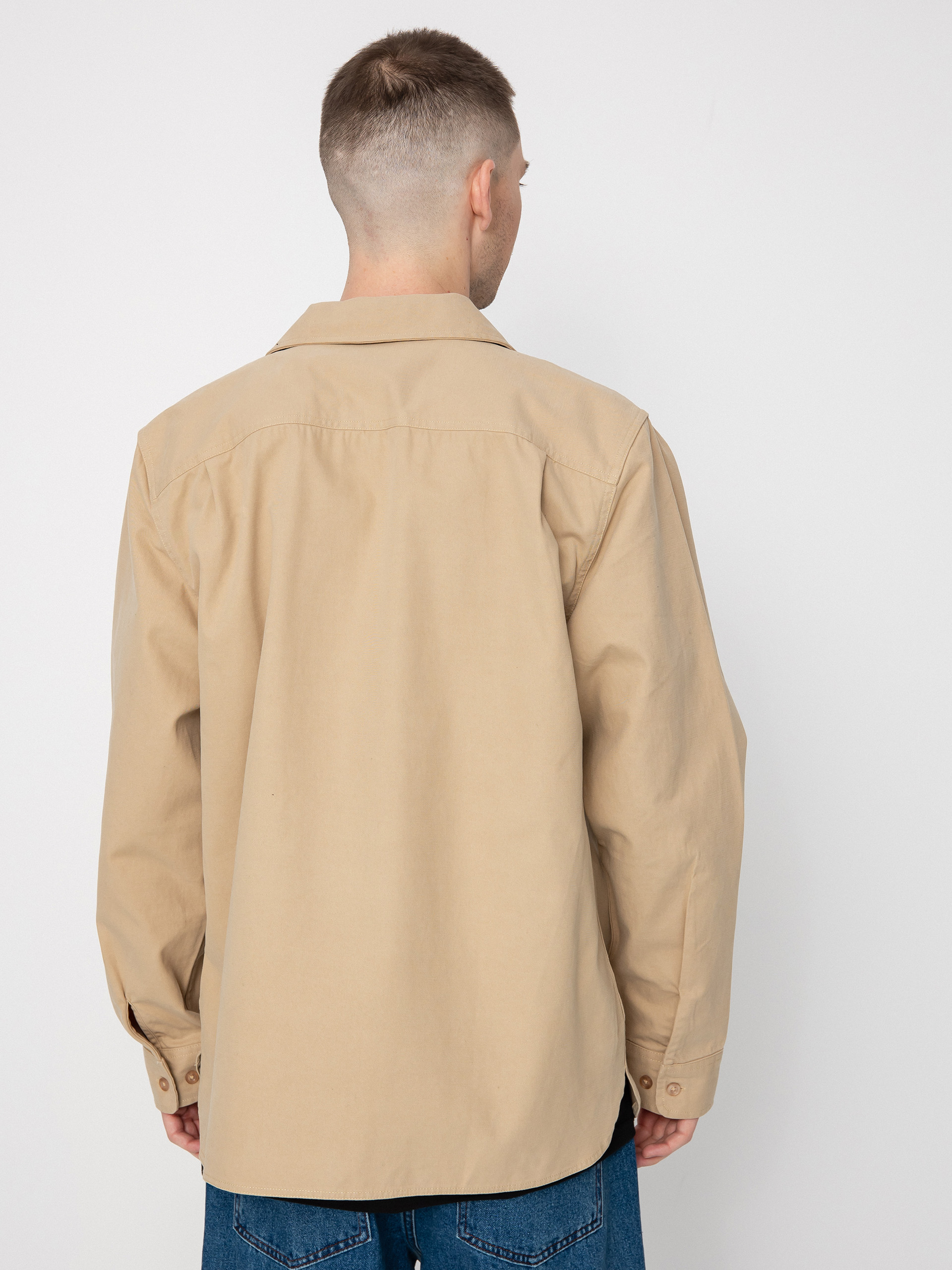 Brixton Bowery Surplus Overshirt Ls Ing (sand)