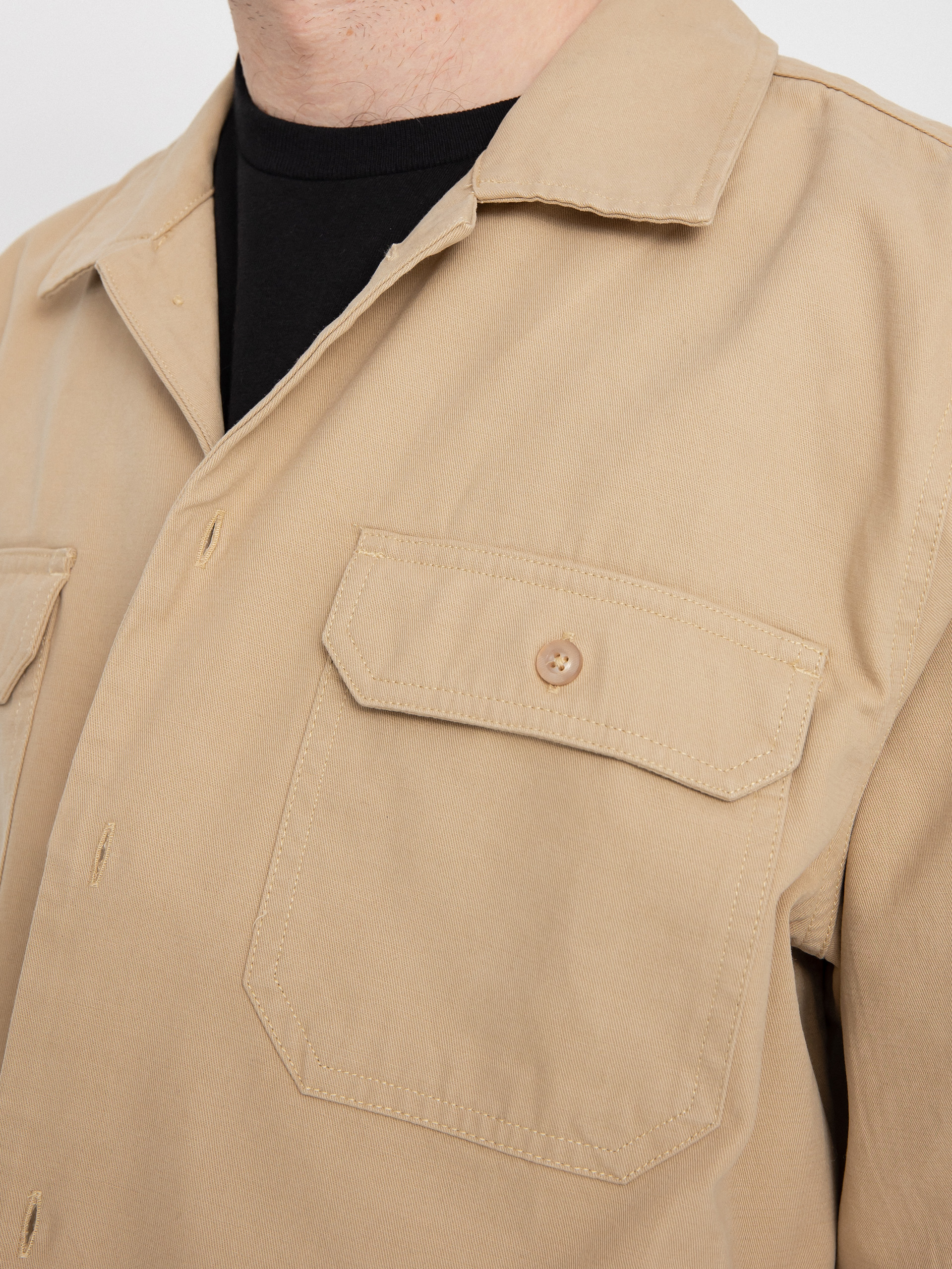Brixton Bowery Surplus Overshirt Ls Ing (sand)