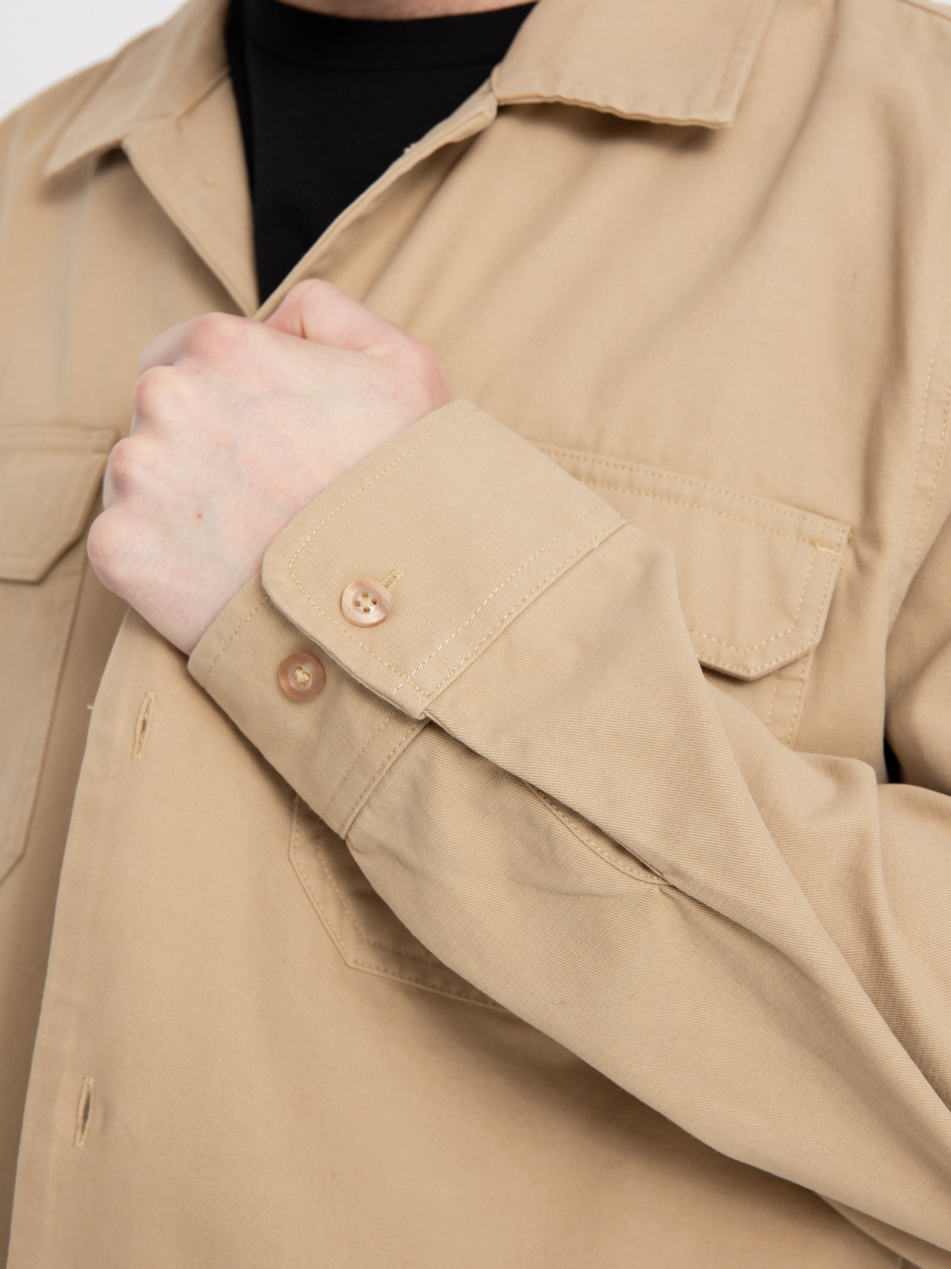 Brixton Bowery Surplus Overshirt Ls Ing (sand)