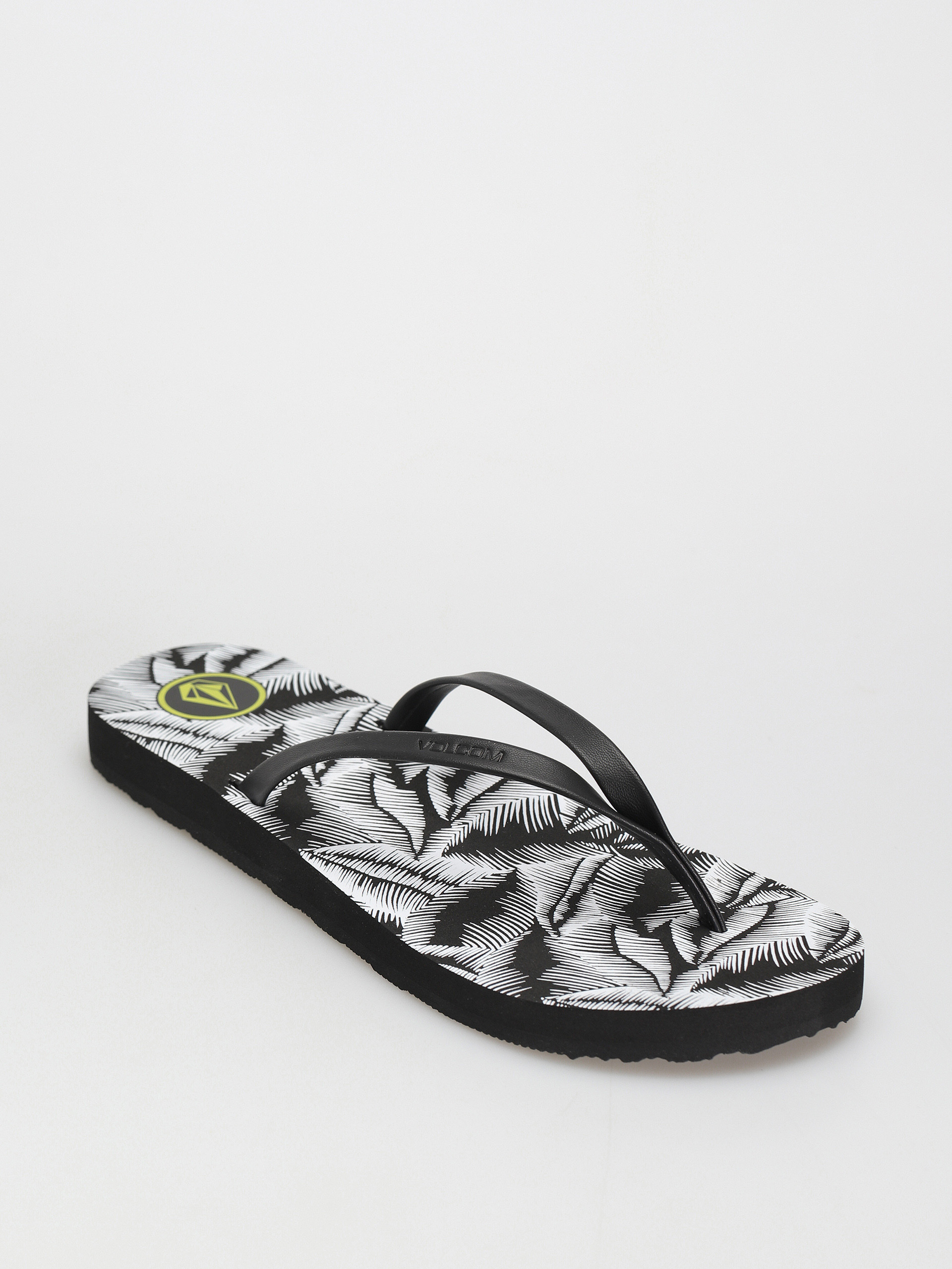 Volcom Color Me Spring Flip-flop papucsok Wmn (black white)