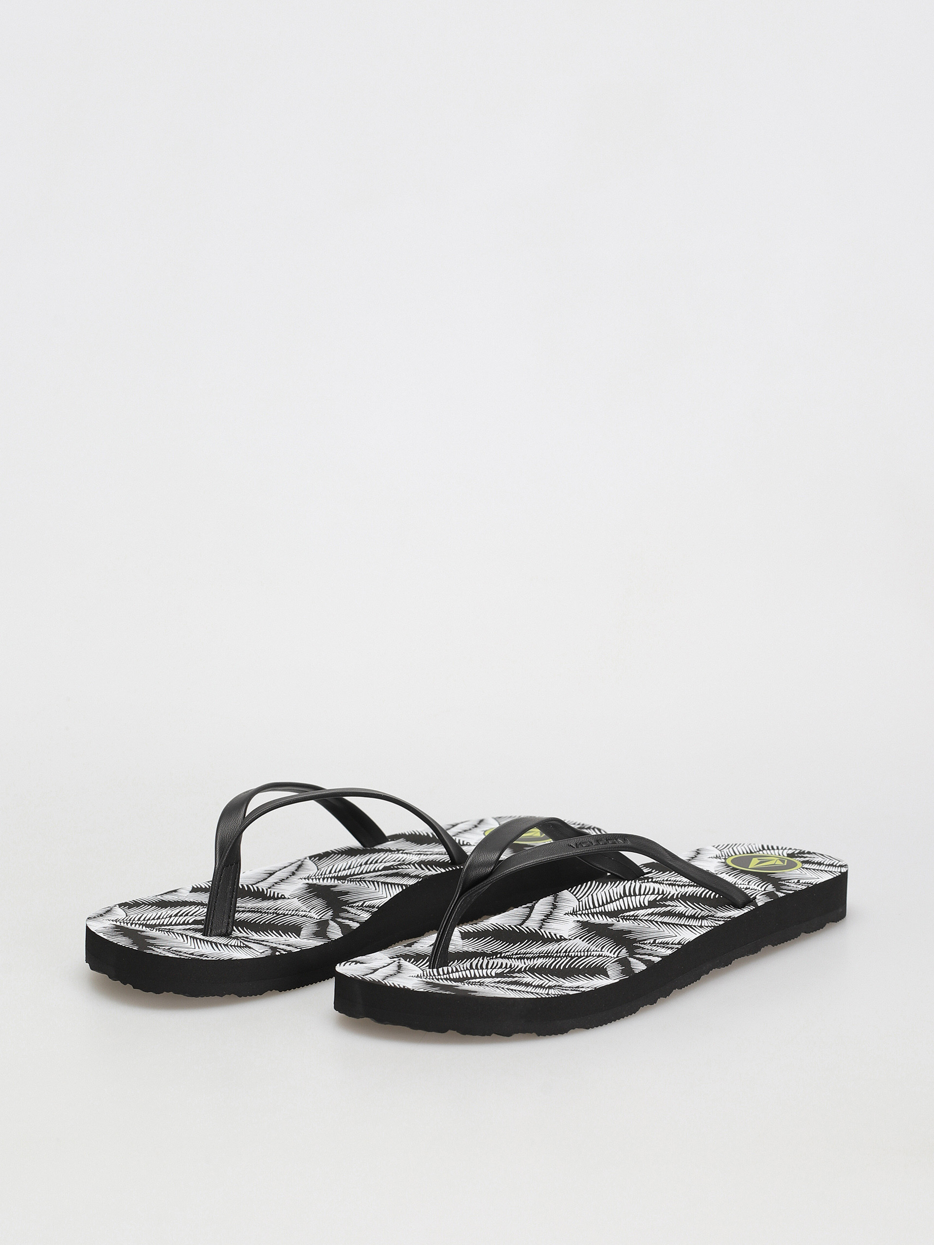 Volcom Color Me Spring Flip-flop papucsok Wmn (black white)
