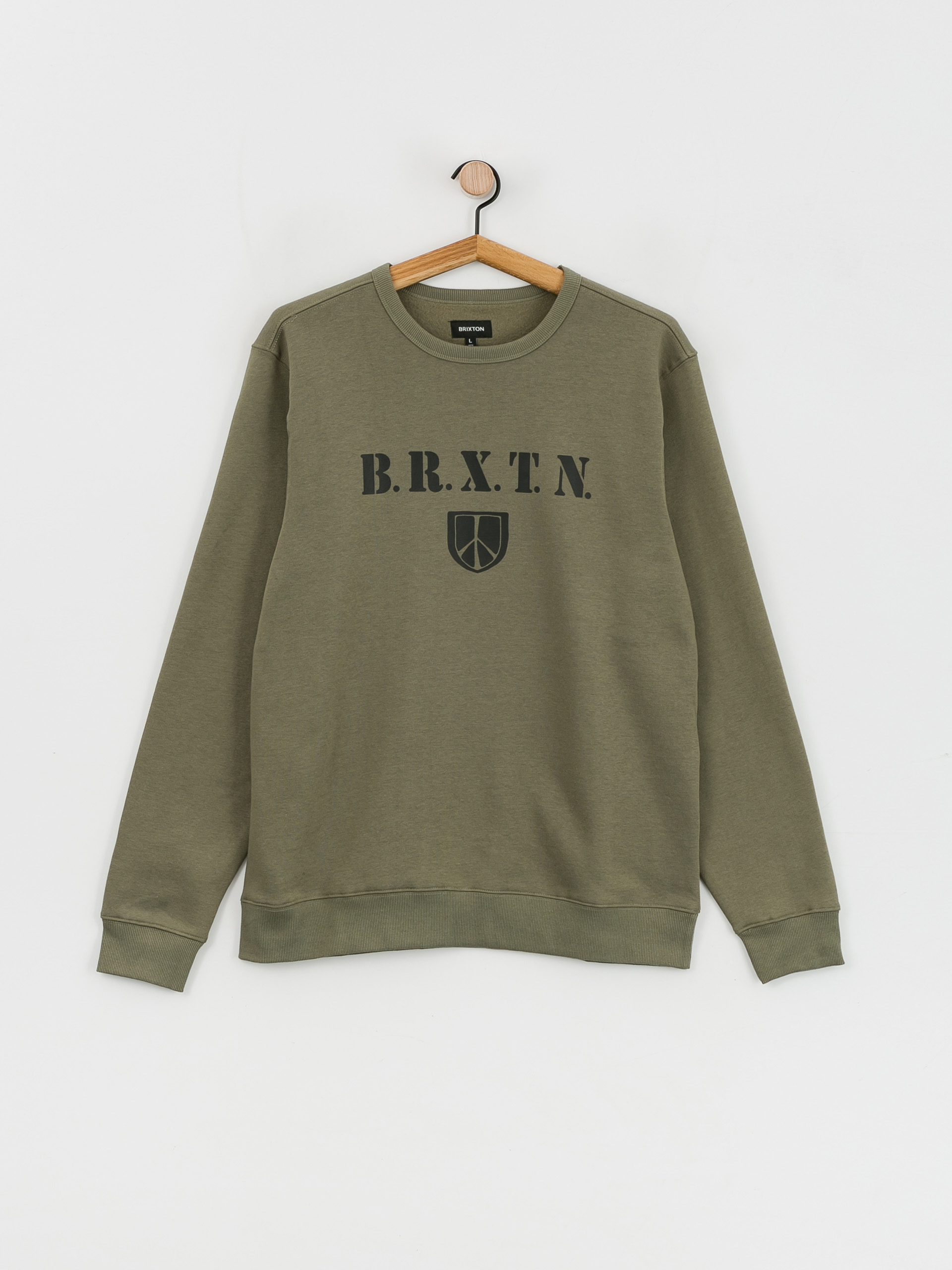 Brixton Peace Shield Pulóver (olive surplus)
