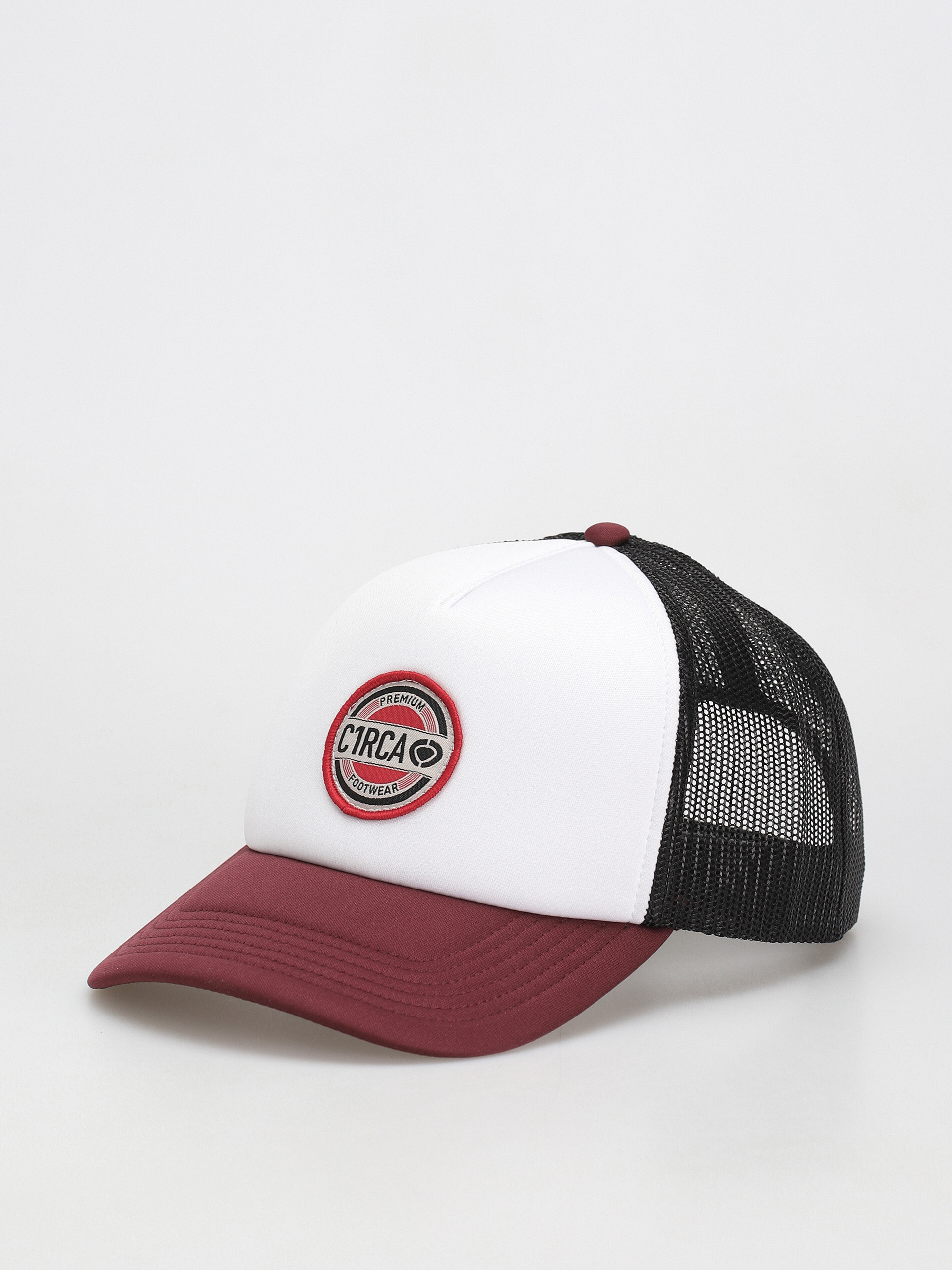 Circa Premium Trucker Baseball sapka (white/burgundy/black)