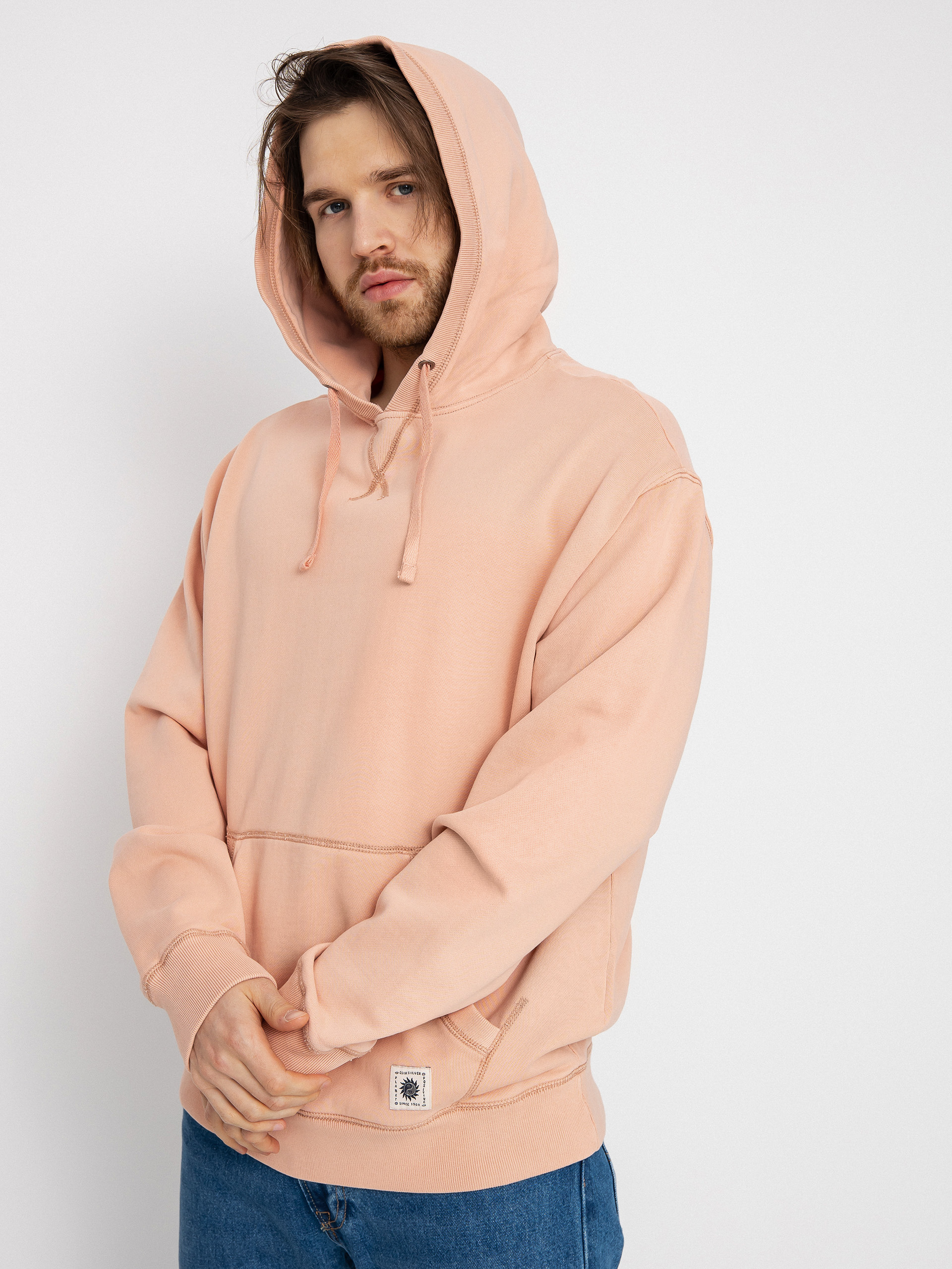 Quiksilver Trip Away HD Kapucnis pulóver (cafe creme)