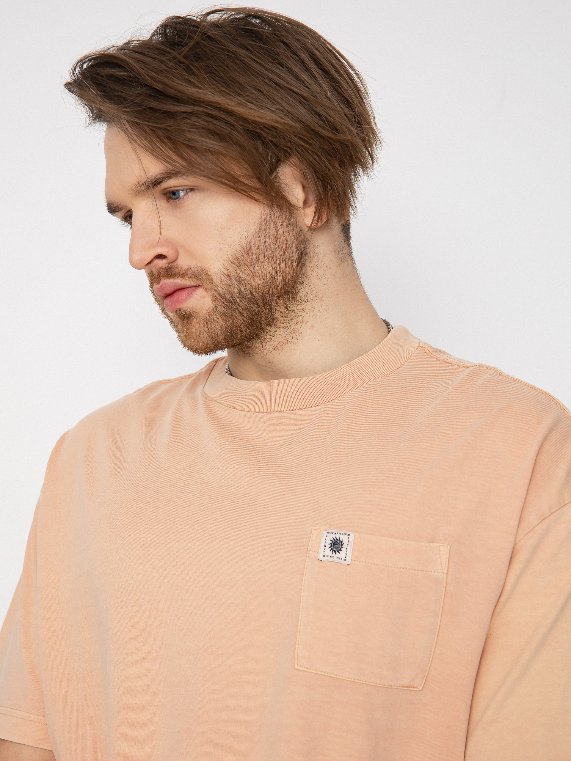 Quiksilver Natural Dye póló (cafe creme)