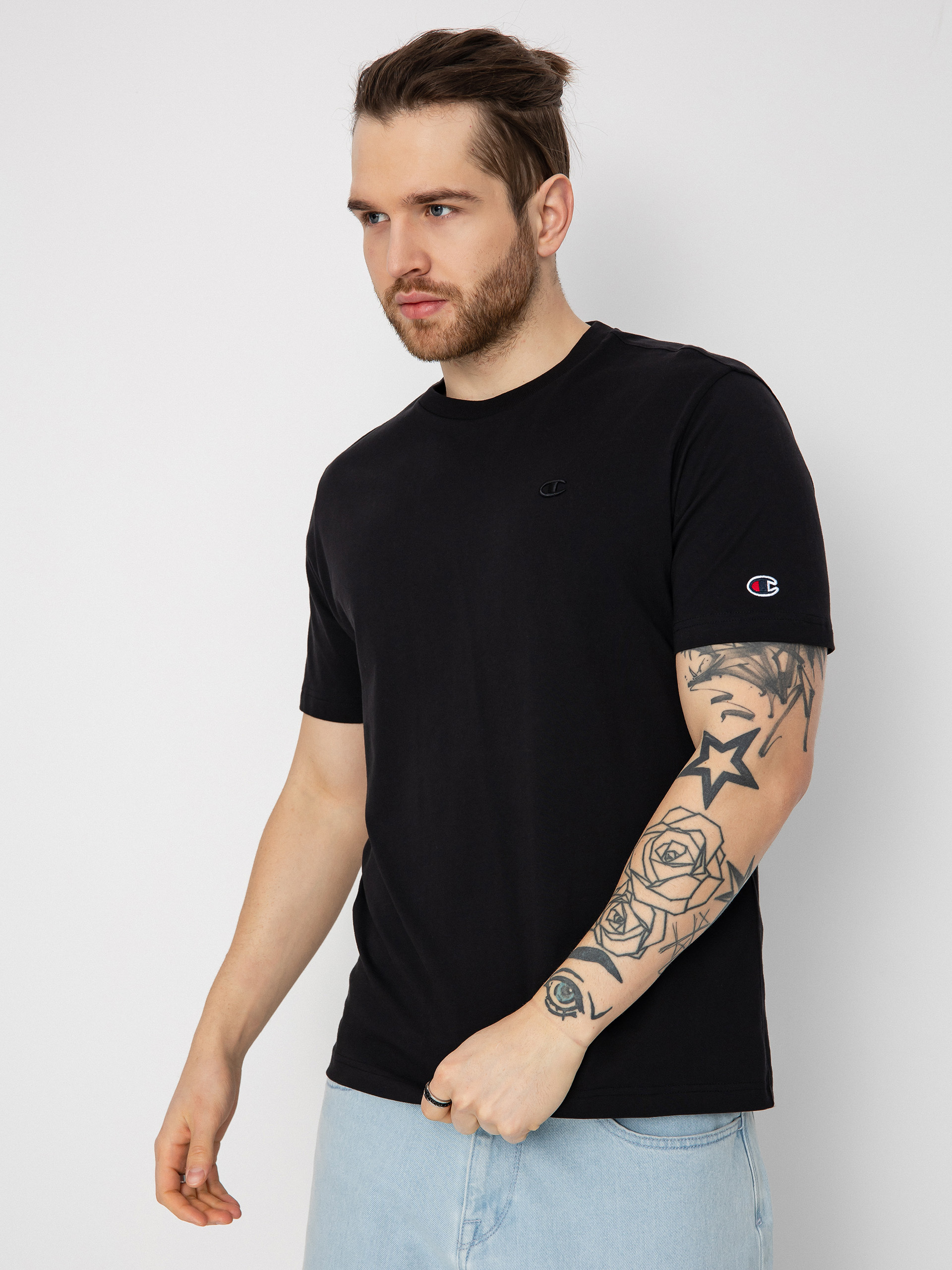 Champion Crewneck T-Shirt 218496 pu00f3lu00f3 (nbk)
