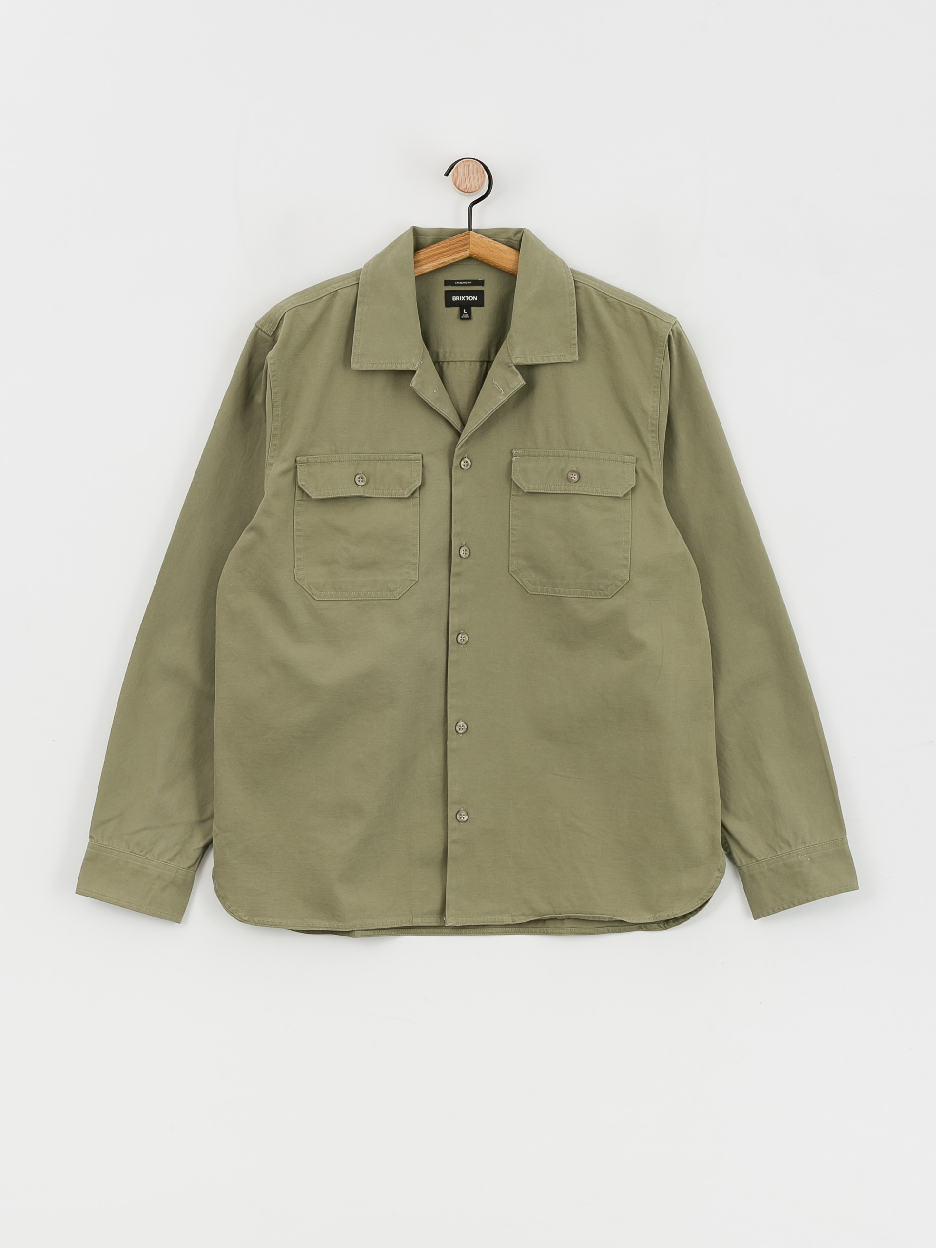Brixton Bowery Surplus Overshirt Ls Ing (olive surplus)