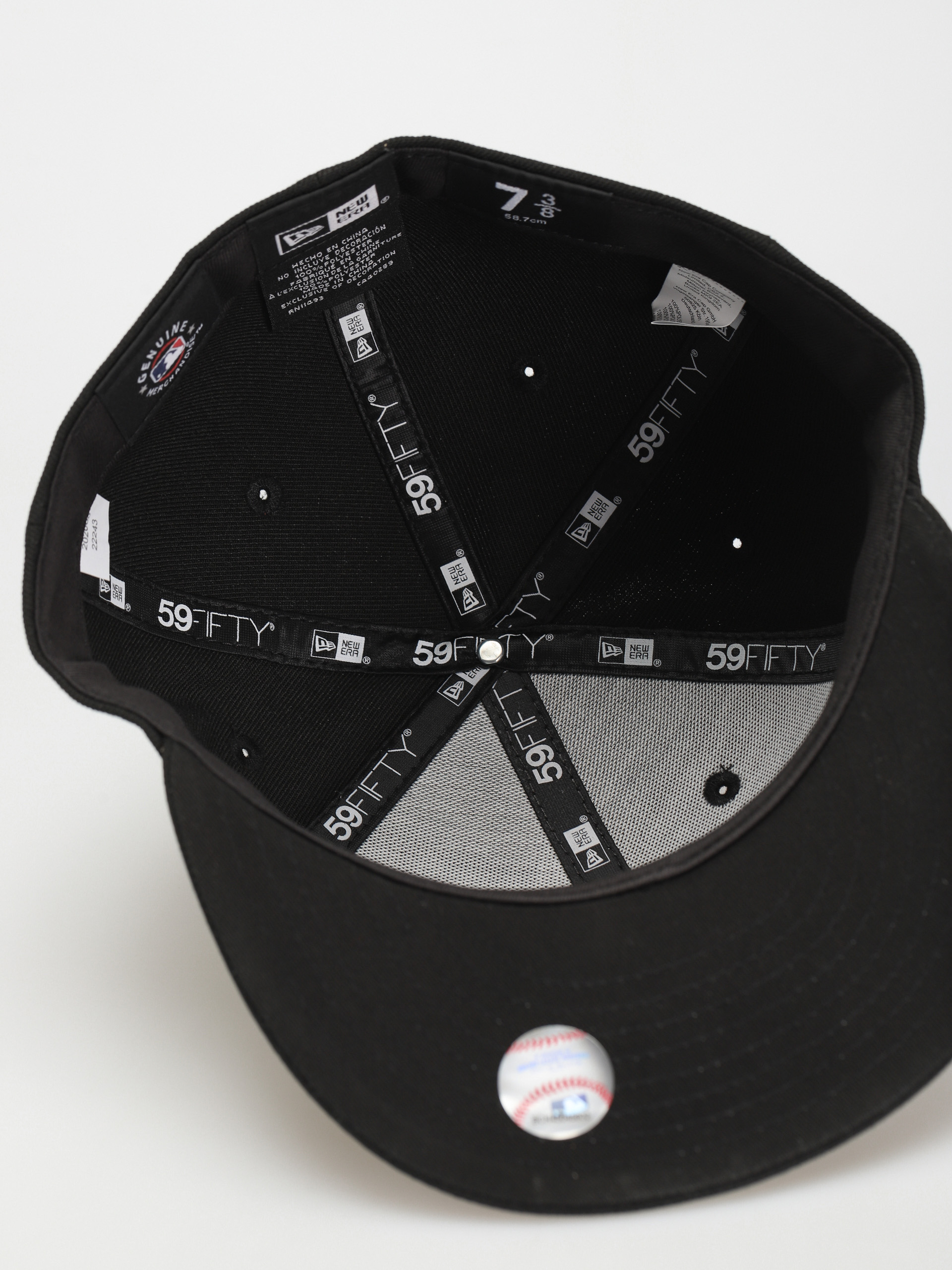 New Era League Essential 59Fifty Los Angeles Dodgers Baseball sapka (black/white)