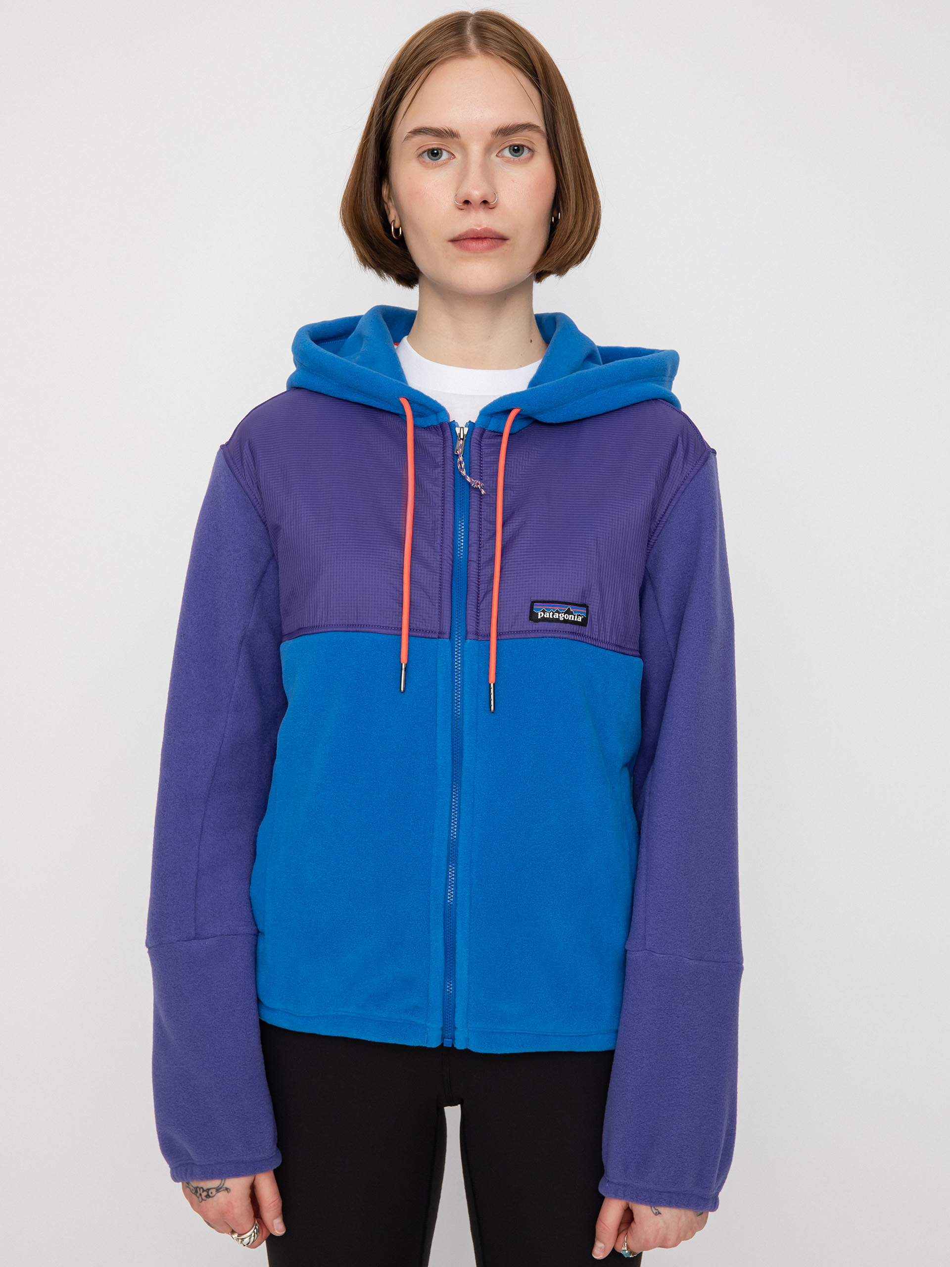 Női Patagonia Microdini Hoody Polár pulóver (bayou blue)