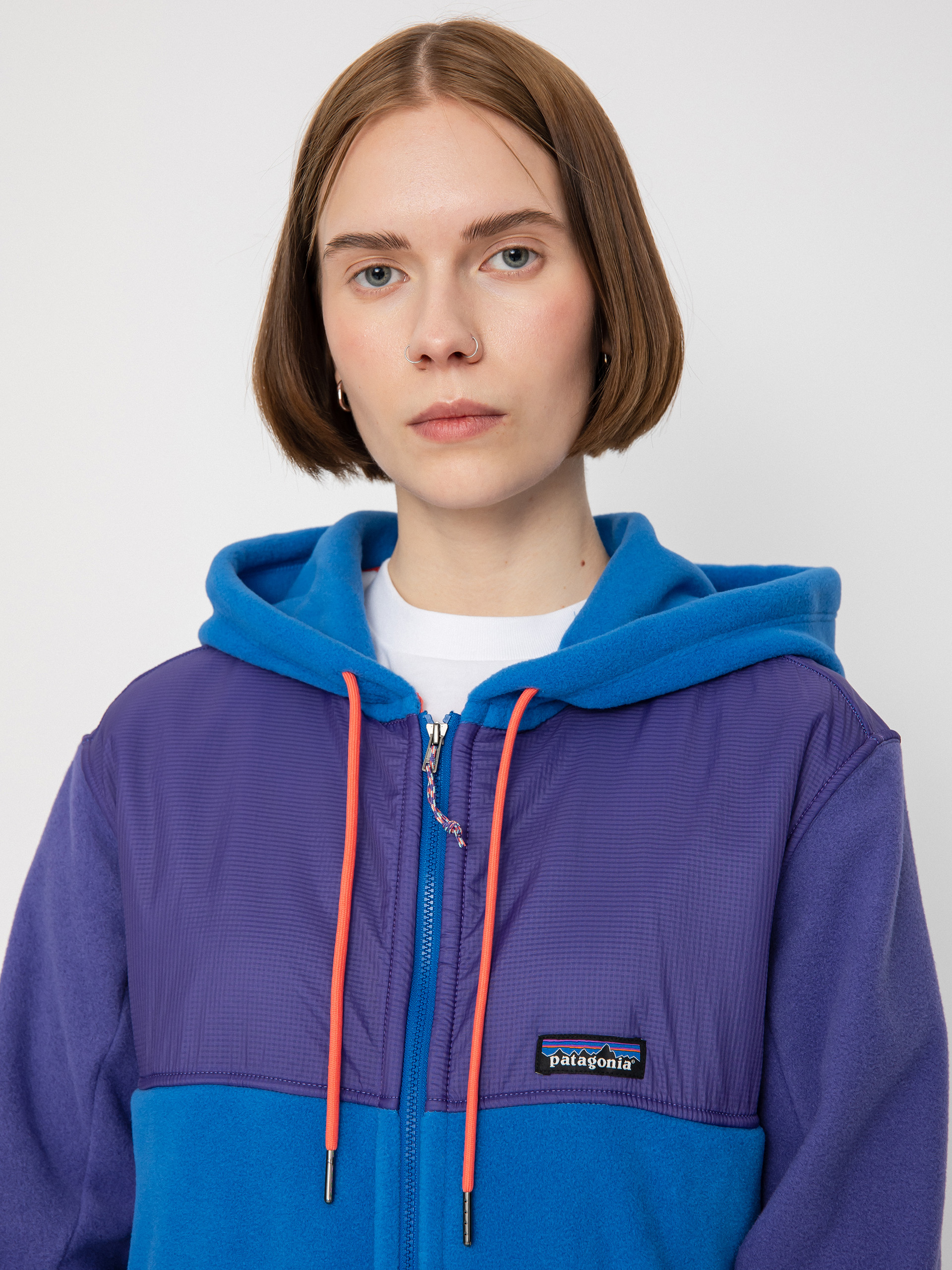 Női Patagonia Microdini Hoody Polár pulóver (bayou blue)