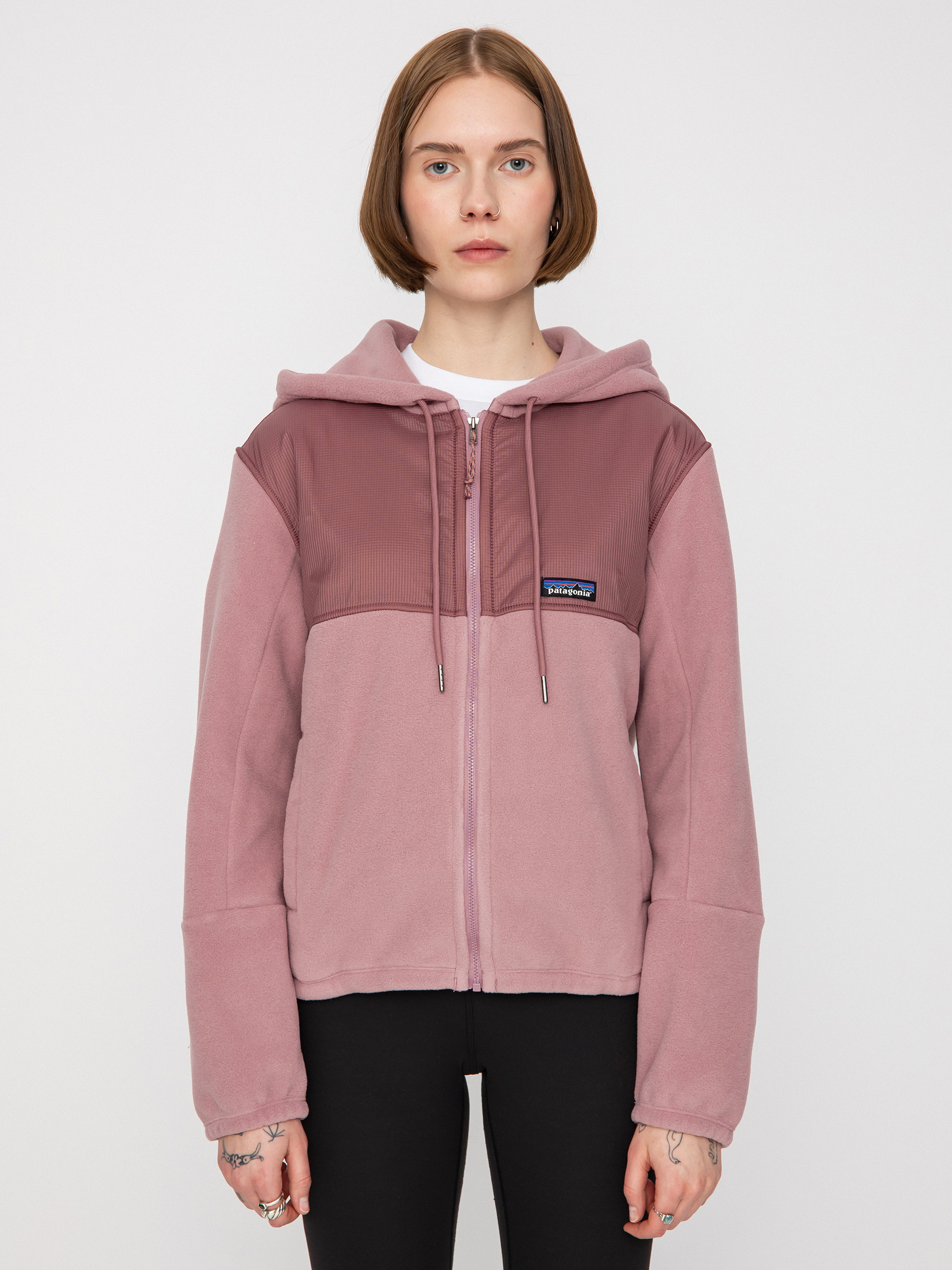 Női Patagonia Microdini Hoody Polár pulóver (evening mauve)