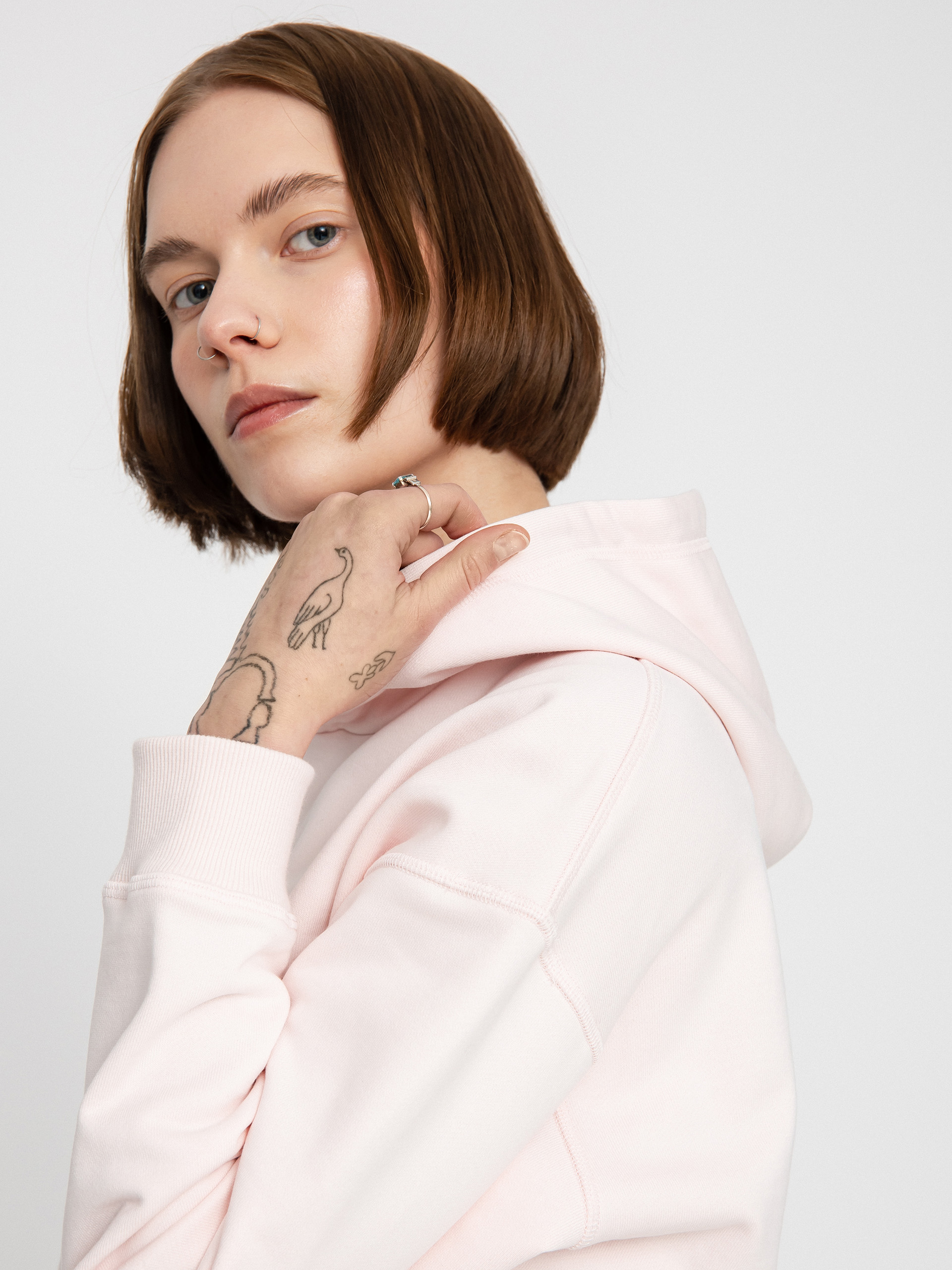 New Balance Essentials HD Kapucnis pulóver Wmn (washedpi)