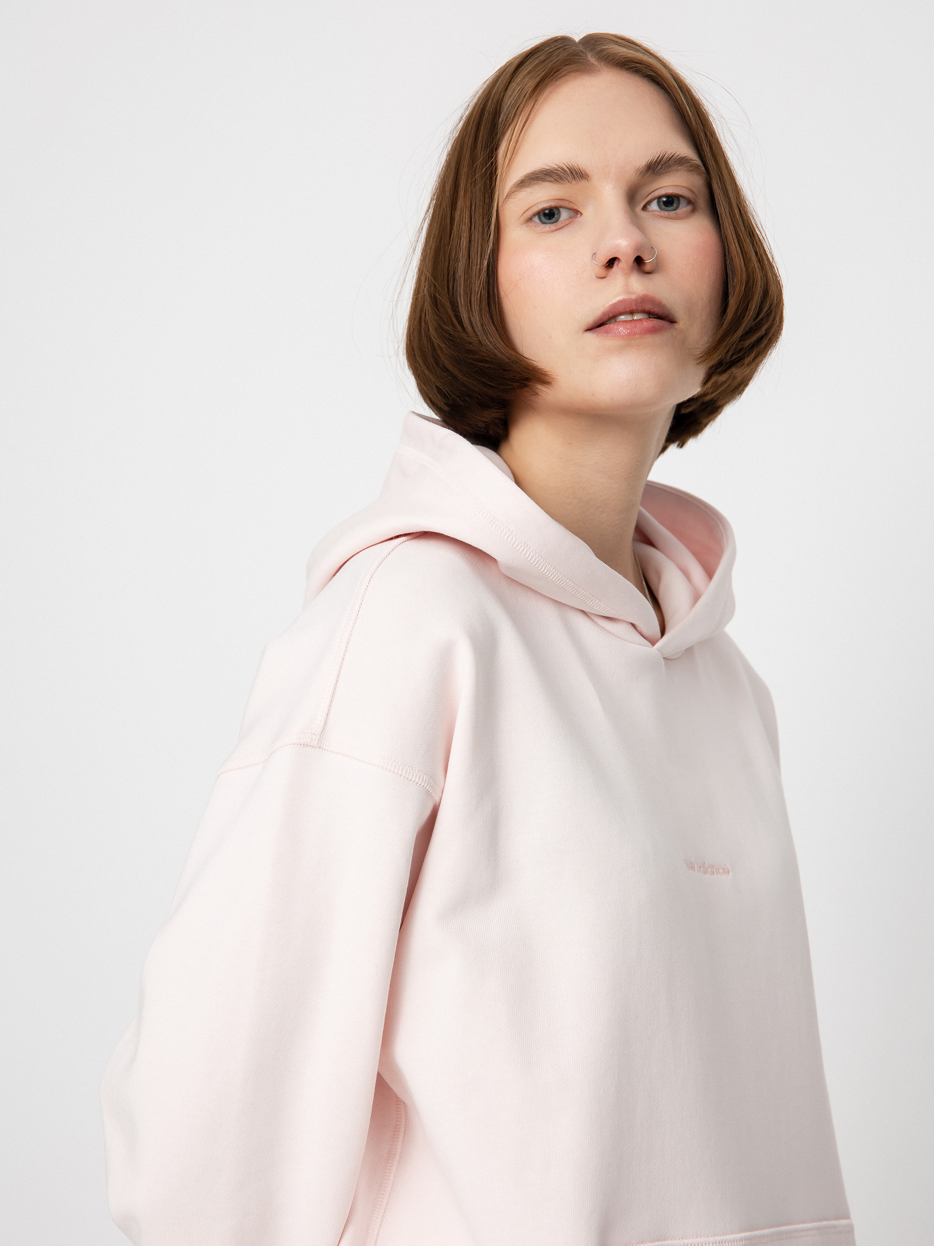 New Balance Essentials HD Kapucnis pulóver Wmn (washedpi)